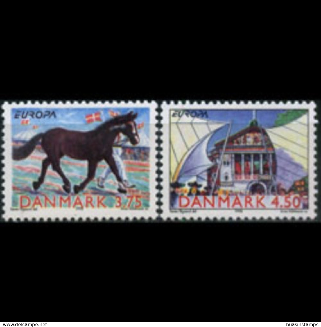 DENMARK 1998 - Scott# 1100-1 Europa-Fest. Set Of 2 MNH - Ungebraucht