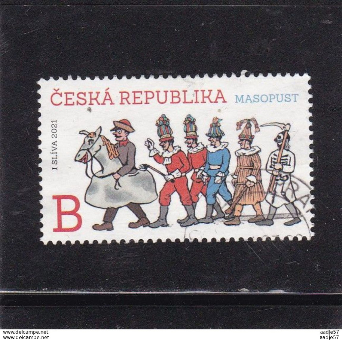 Tschechie Ceska 2021 Carnaval Used - Usados