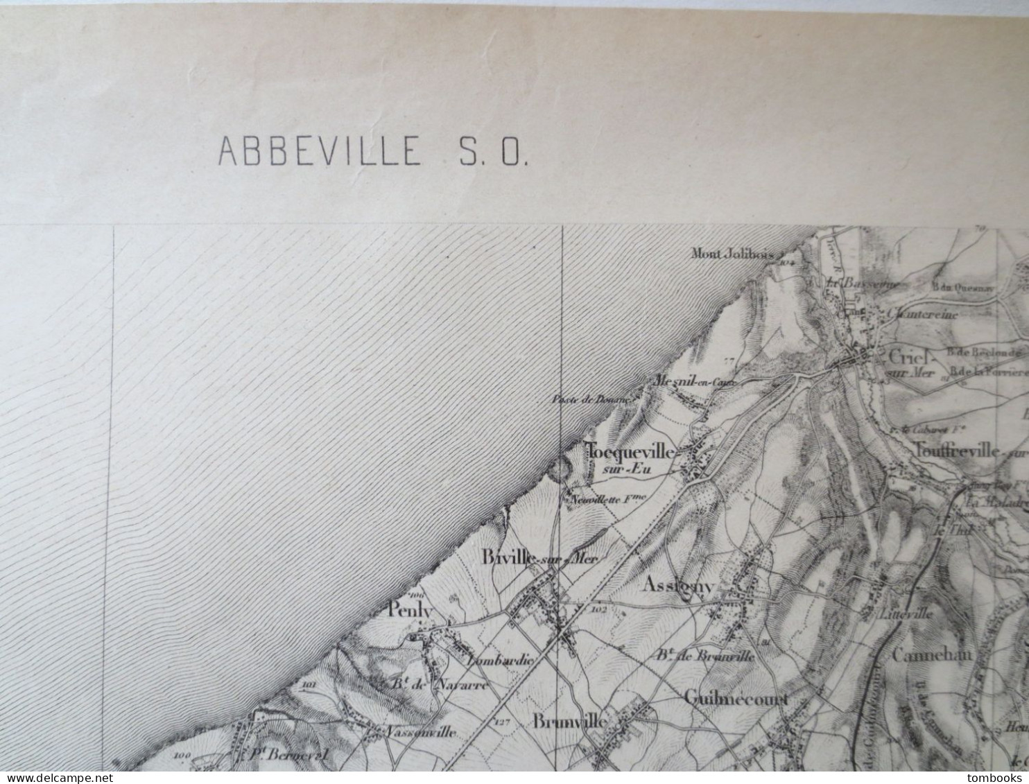 80 - Abbeville - Ensemble De 4 Cartes Maritimes Et Terrestres - 1889 Levé 1902 - B.E  - - Carte Nautiche
