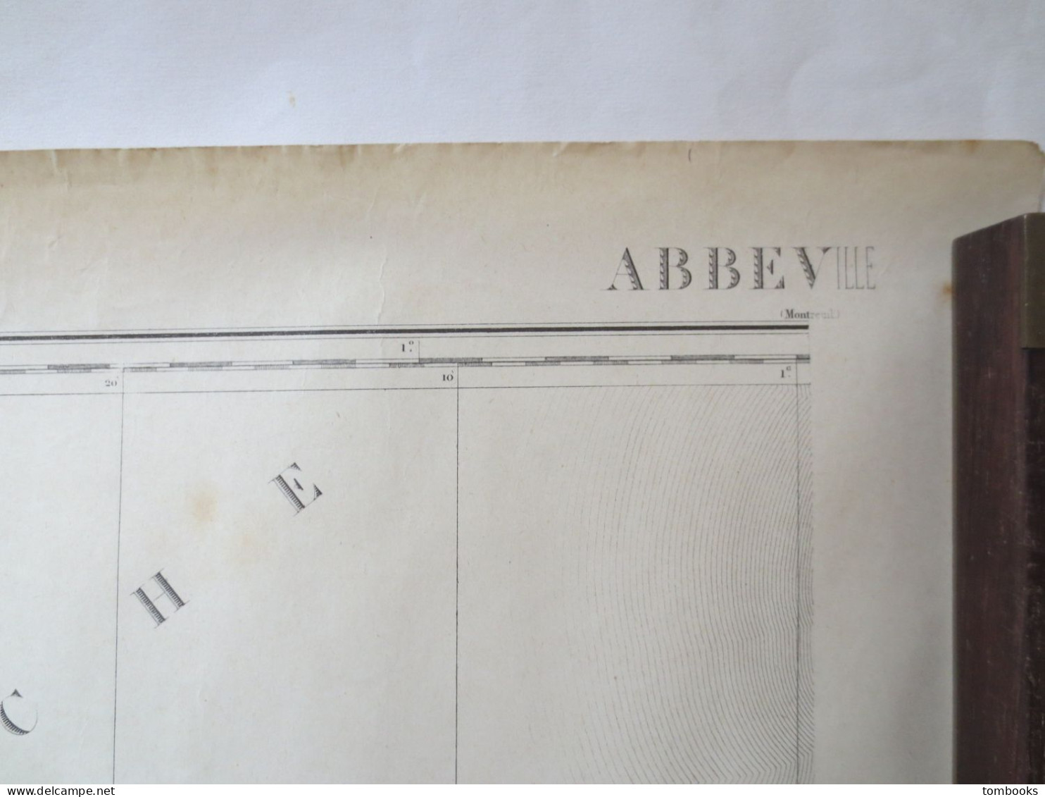 80 - Abbeville - Ensemble de 4 cartes Maritimes et Terrestres - 1889 levé 1902 - B.E  -
