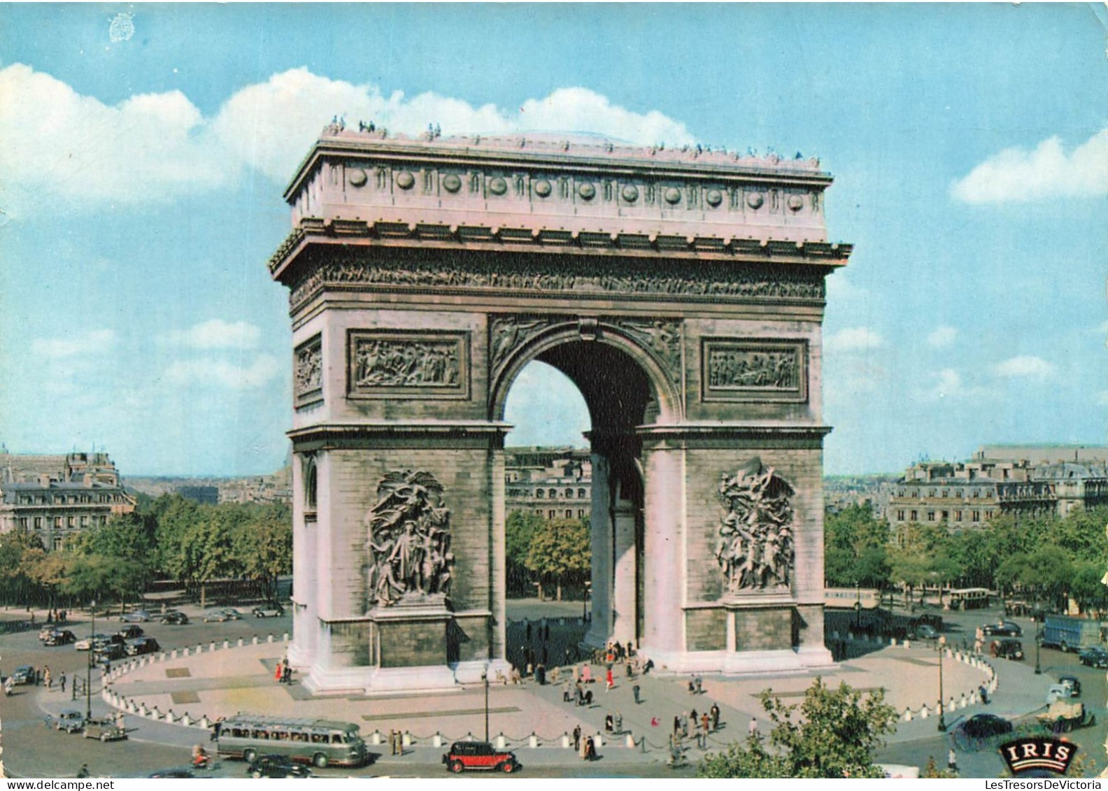 FRANCE - Paris - Vue De La Place De L'étoile - Animé - Vue Générale - Carte Postale Ancienne - Eiffelturm