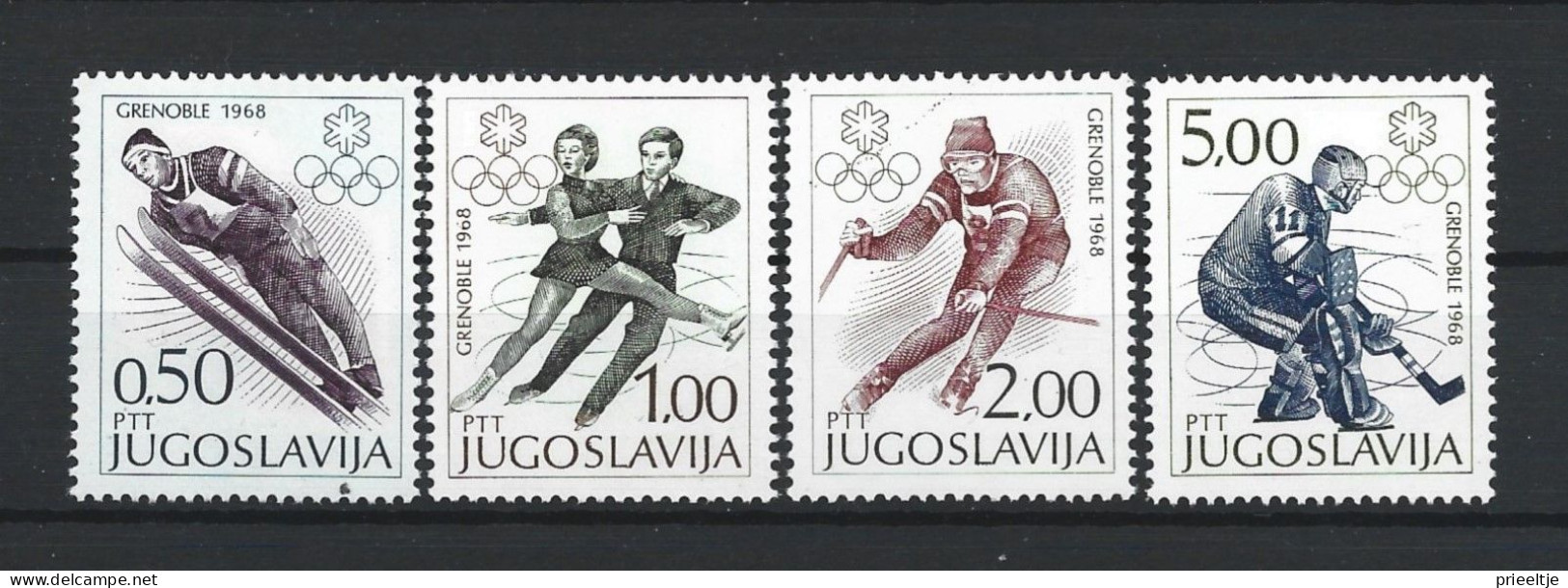 Yugoslavia 1968 Ol. Winter Games Grenoble Y.T. 1139/1142 ** - Neufs