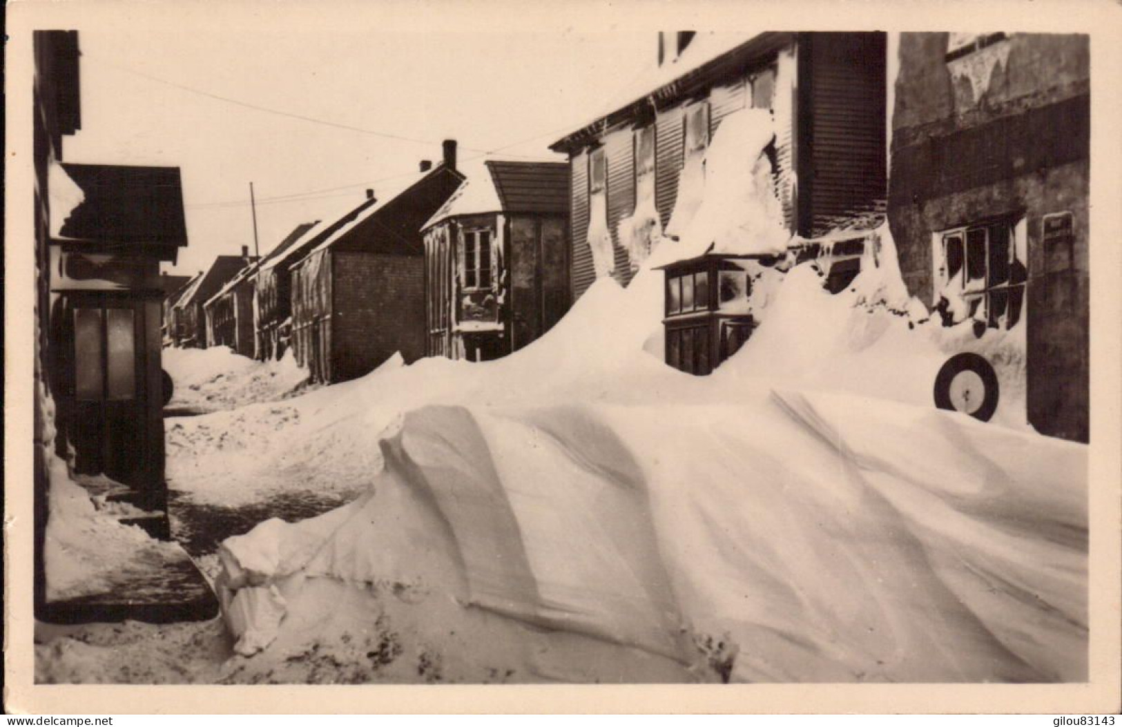 Saint-Pierre-et-Miquelon, Rue En Hiver, Photo Jean Briand - Saint-Pierre-et-Miquelon