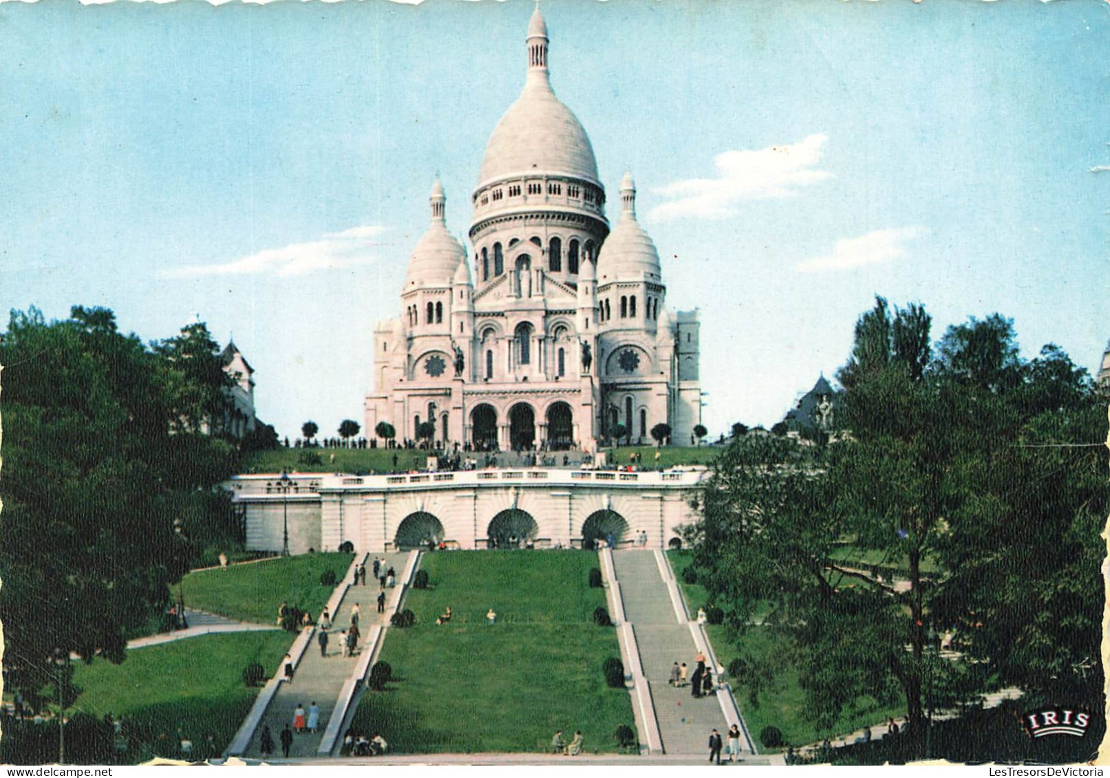 FRANCE - Paris - Vue Sur La Basilique Du Sacré-Cœur - Vue Générale De La Basilique - Carte Postale Ancienne - Sacré-Coeur