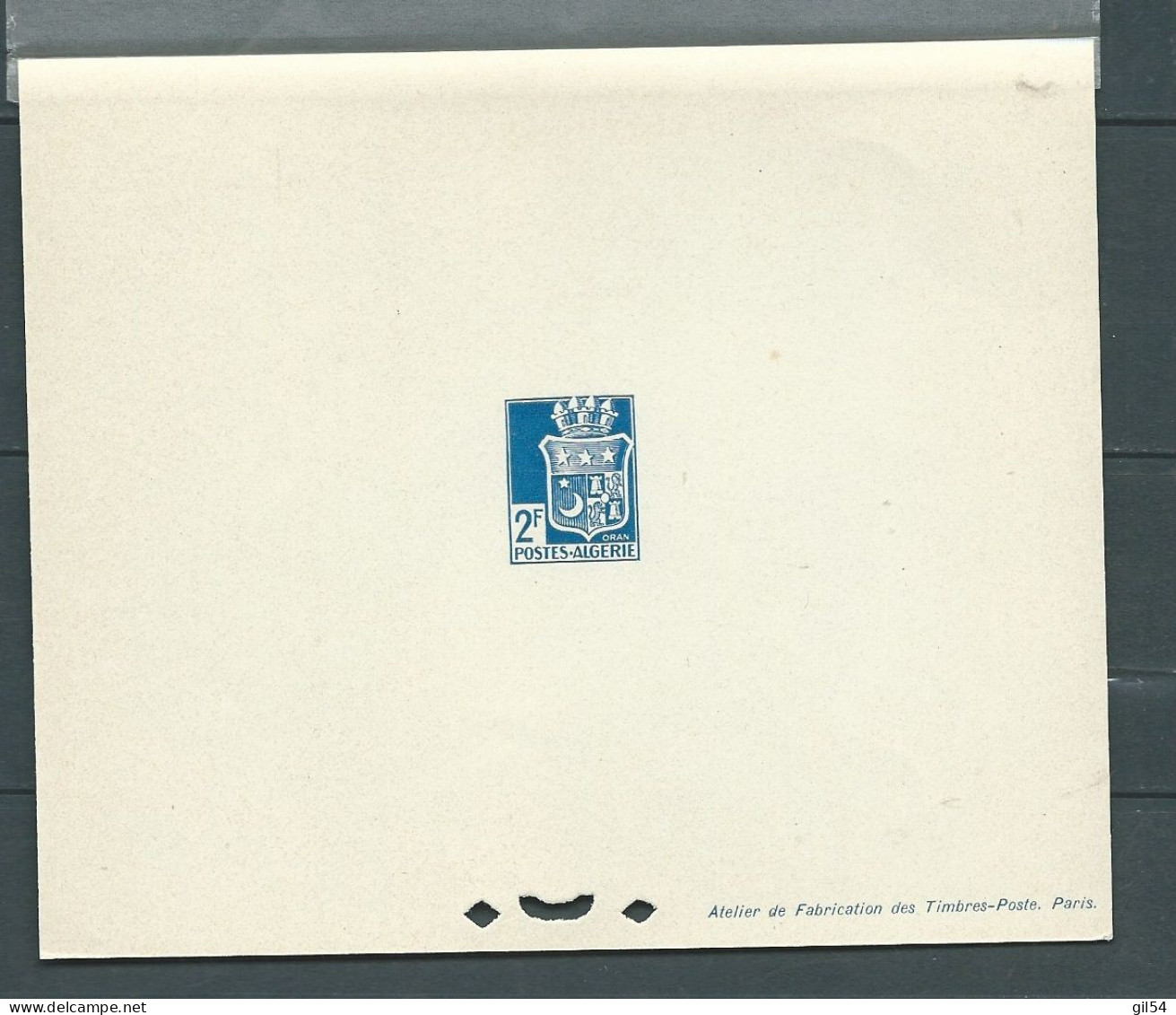 Algérie - épreuve De Luxe Yvert N° 192  état Sup -  Ln 18712 - Unused Stamps