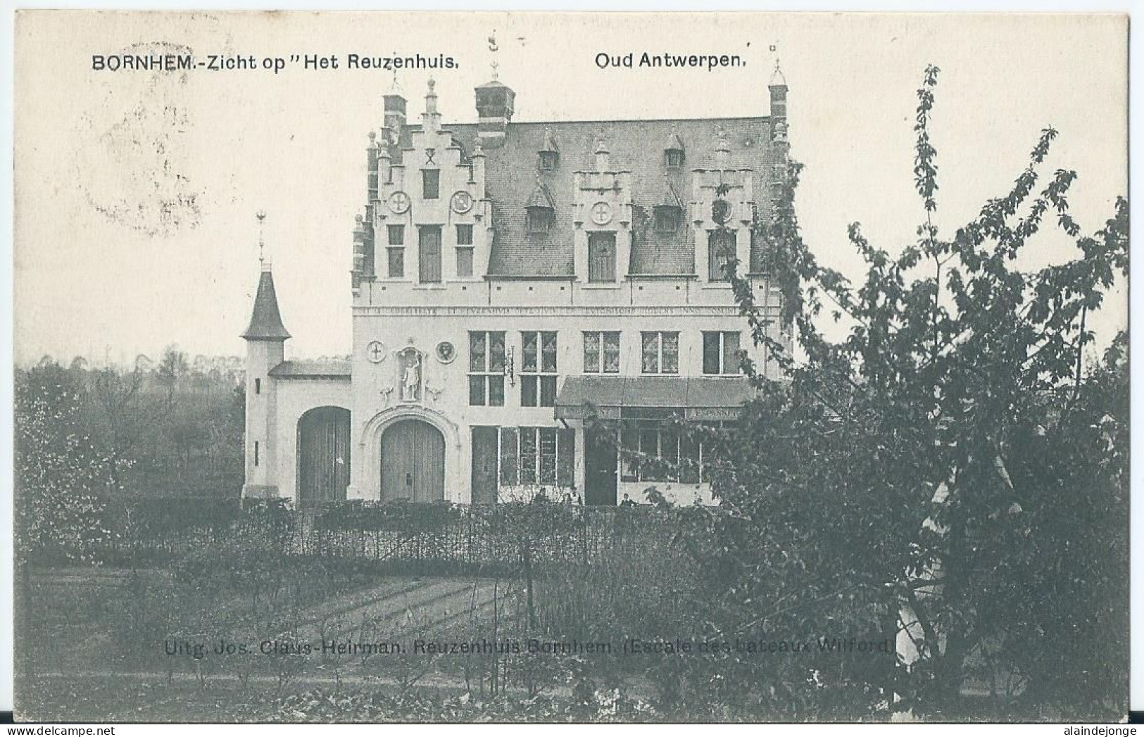 Bornem - Bornhem - Zicht Op  " Het Reuzenhuis " Oud Antwerpen - 1913 - Bornem