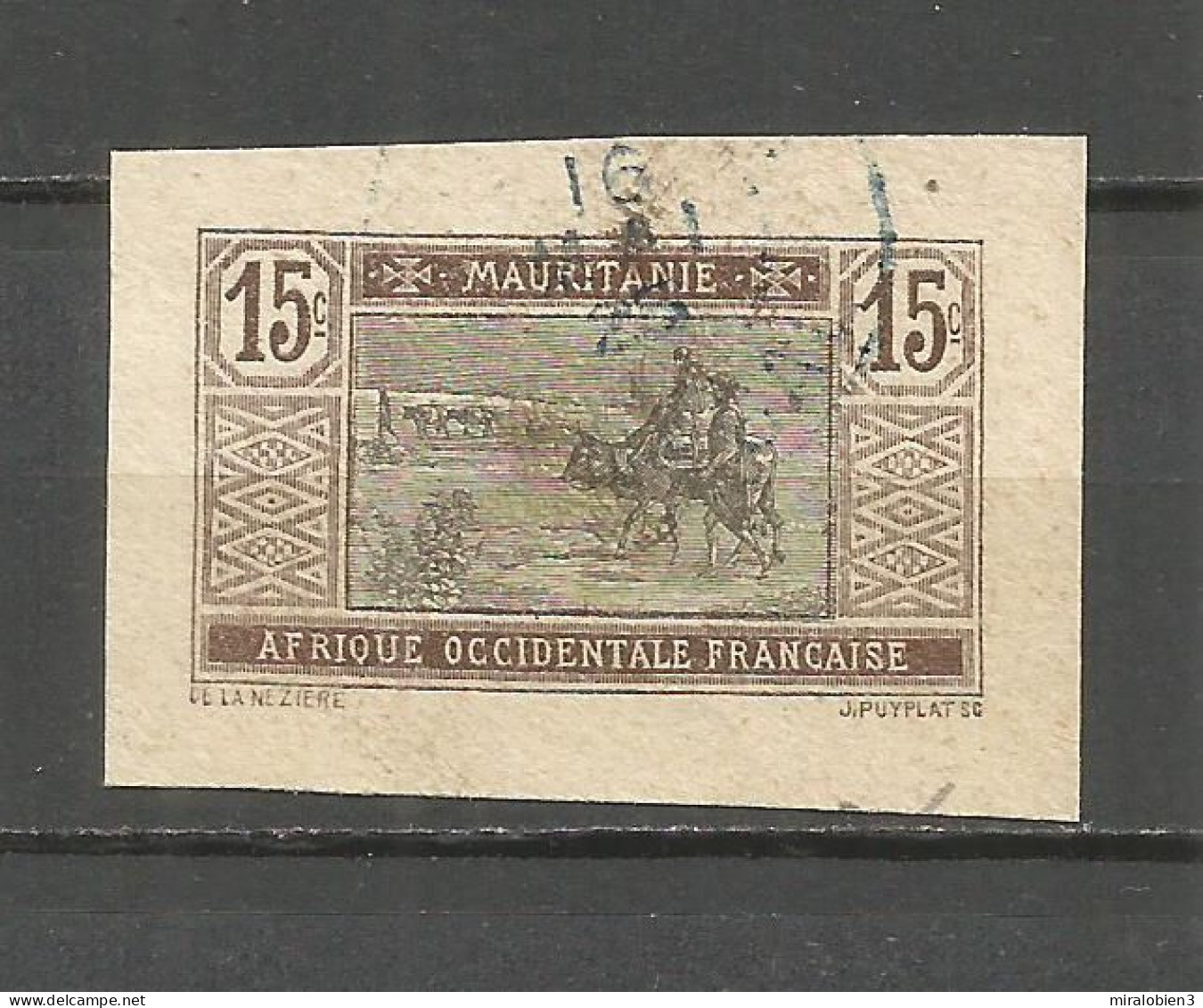 MAURITANIA COLONIA FRANCESA YVERT NUM. 22 A USADO - Used Stamps