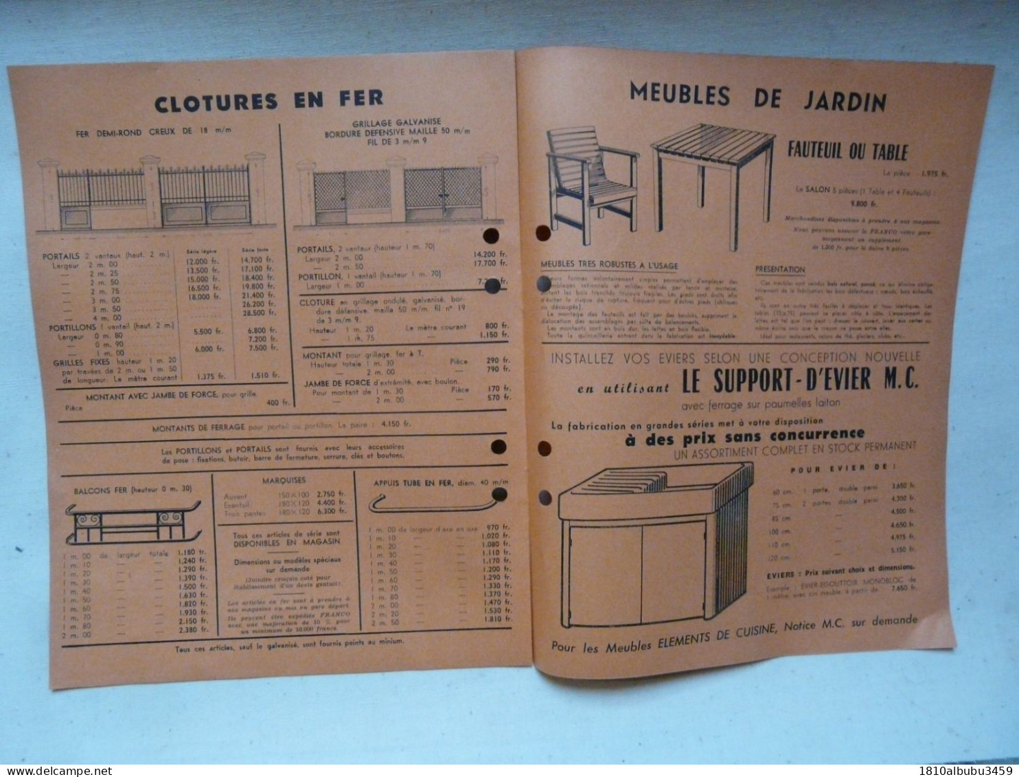 CATALOGUE - LAPEYRE & Cie 1956 - Bricolage / Technique