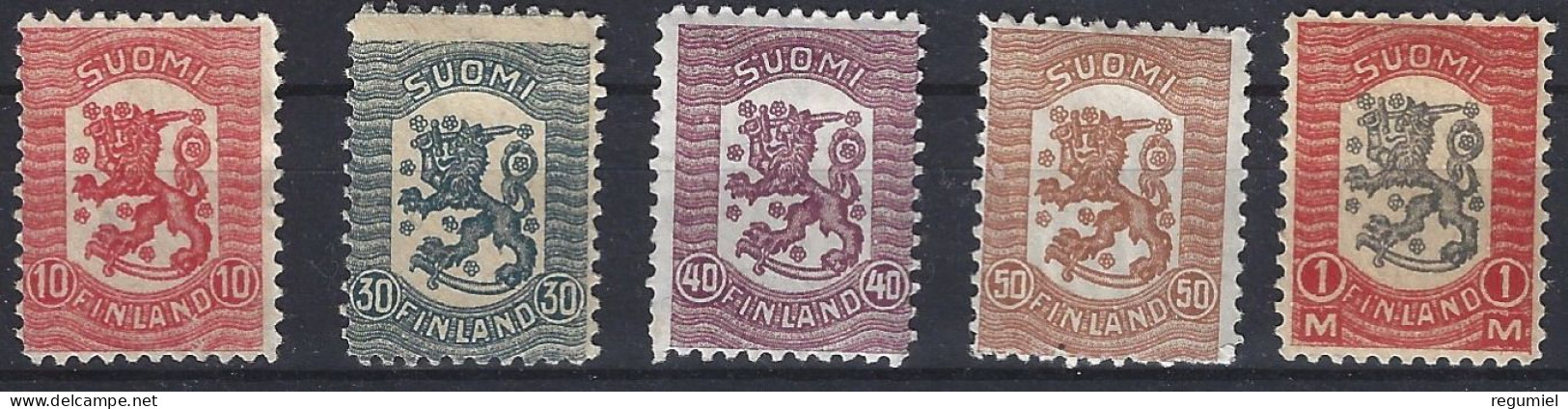 Finlandia 0083/xx * Charnela. 1918 - Unused Stamps