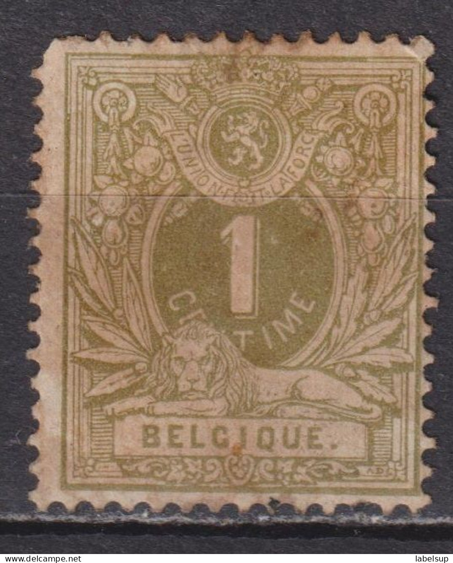 Timbre Oblitéré De Belgique  Lion Couché De 1884 N° 43 MI 40 - 1869-1888 Lion Couché (Liegender Löwe)