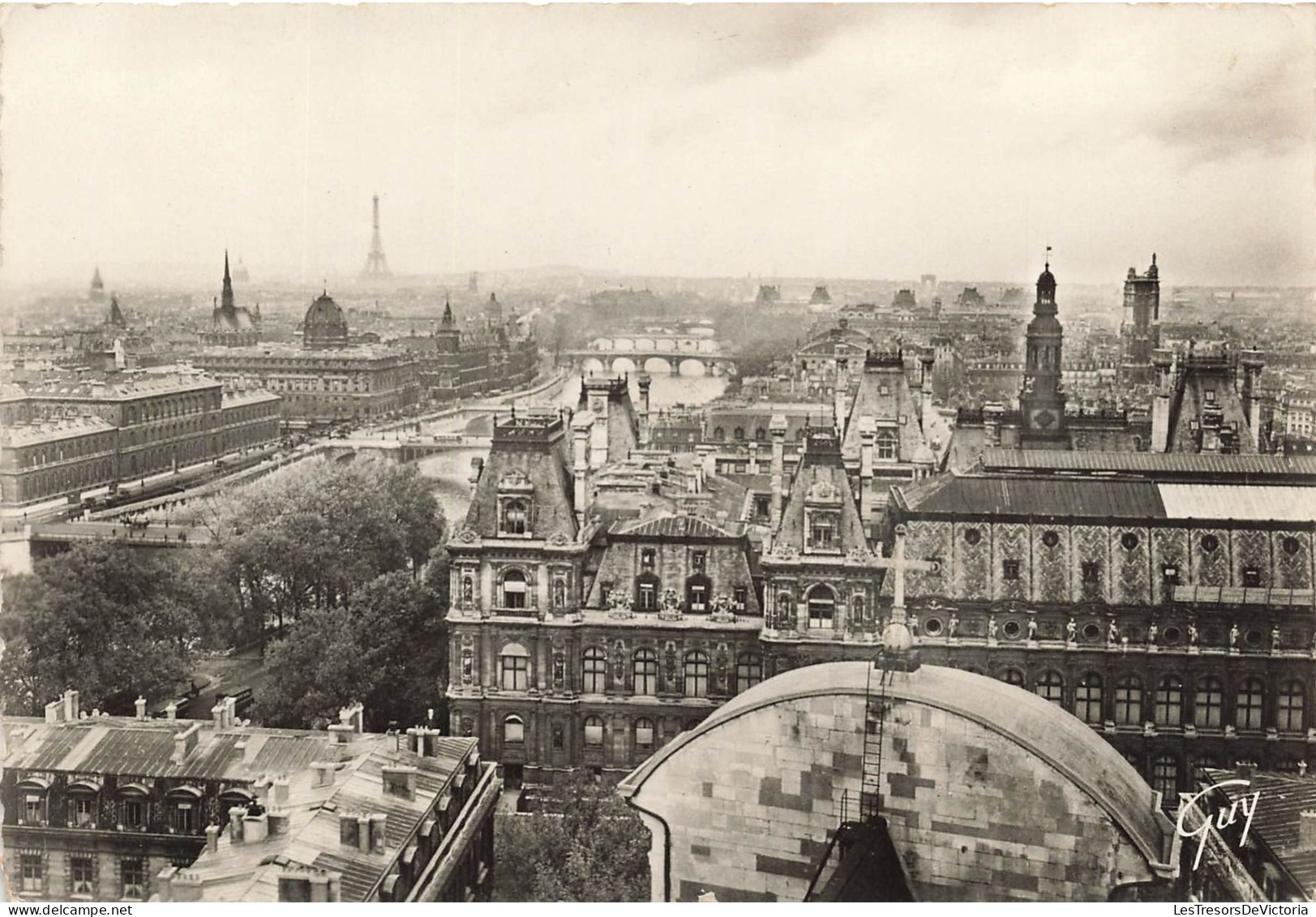 FRANCE - Paris Et Ses Merveilles - Vue En Perspective Des Sept Ponts - Vue Générale De La Ville - Carte Postale Ancienne - Brücken