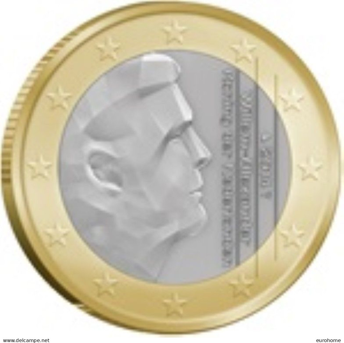 Nederland  2024   1 Euro  Deze Munt Komt Uit De BU-coffret En Is Zeer Zeldzaam-extréme Rare  !! - Netherlands