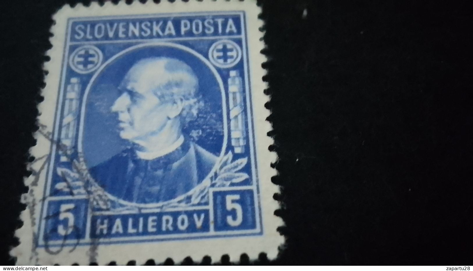 SLOVAKYA-    1939-45 --     5  HALİEROV            DAMGALI - Oblitérés