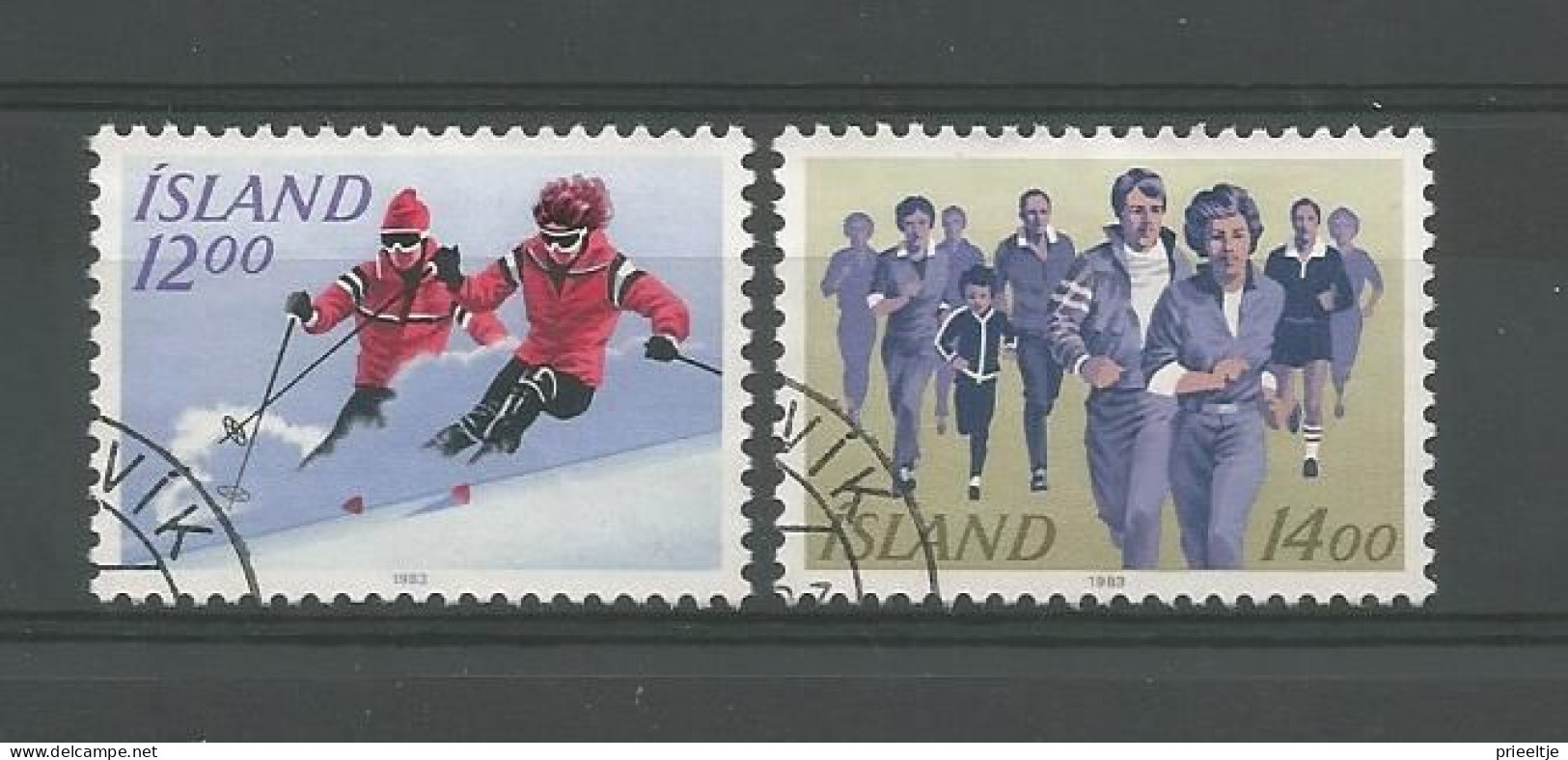 Iceland 1983 Sports Y.T. 556/557 (0) - Oblitérés