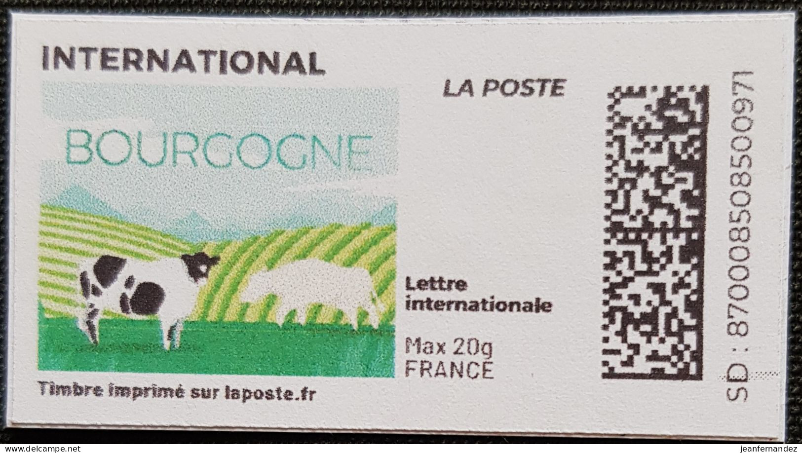 France > Personnalisés Région Bourgogne - Printable Stamps (Montimbrenligne)