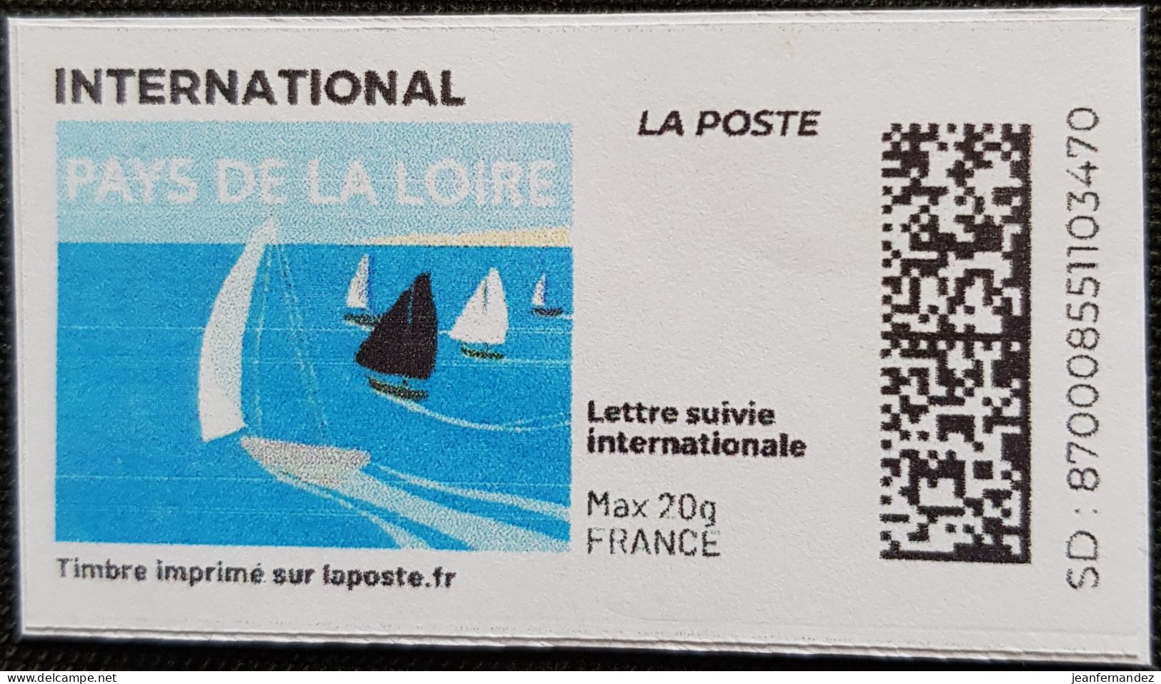 France > Personnalisés Région Pays De La Loire - Printable Stamps (Montimbrenligne)