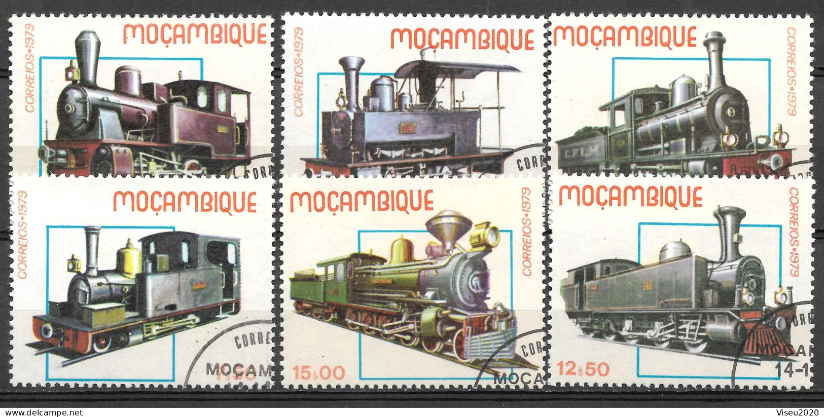 Moçambique 1979 - Locomotivas Antigas De Moçambique - Mozambique