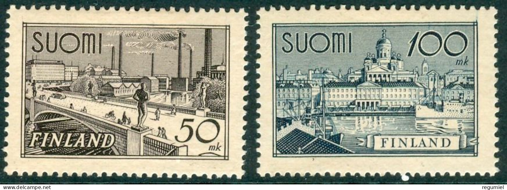 Finlandia 0251/252 ** MNH. 1941 - Unused Stamps