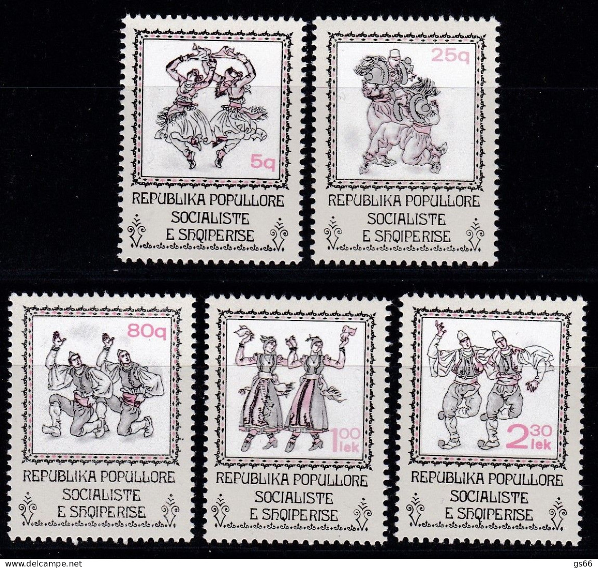 Albanien, 1978, 1948/52, MNH **, Nationaltrachten Und Volkstänze (II). - Albanie