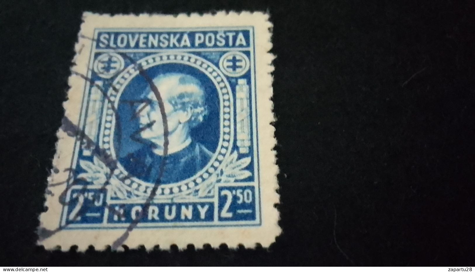 SLOVAKYA-    1939-45 --     2.50 KORUNA            DAMGALI - Usati