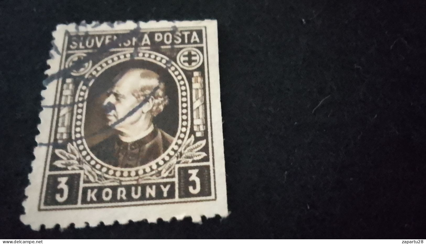 SLOVAKYA-    1939-45 --     3 KORUNY            DAMGALI - Gebraucht