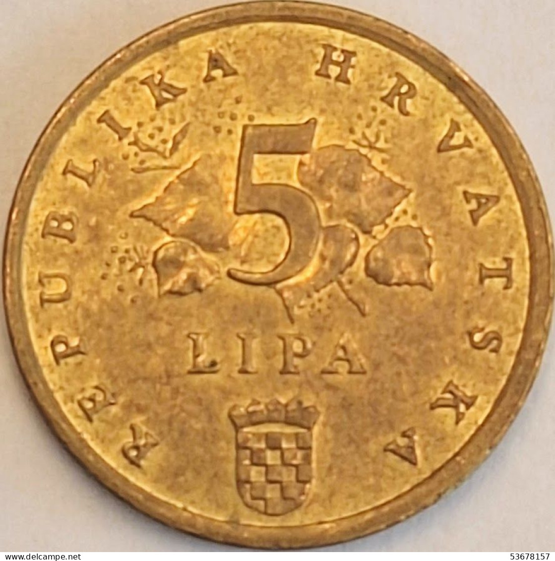 Croatia - 5 Lipe 1999, KM# 5 (#3529) - Kroatien