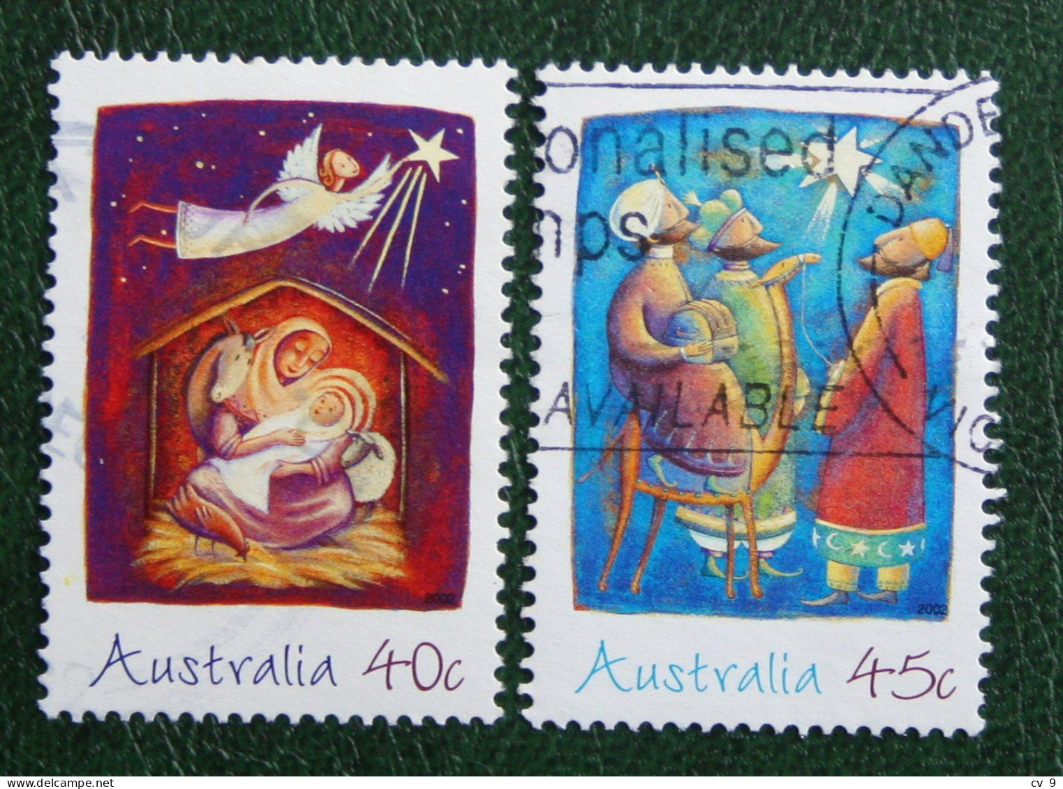 Natale Weihnachten Xmas Noel Kerst 2002 (Mi 2186-2187) Used Gebruikt Oblitere Australia Australien Australie - Gebraucht