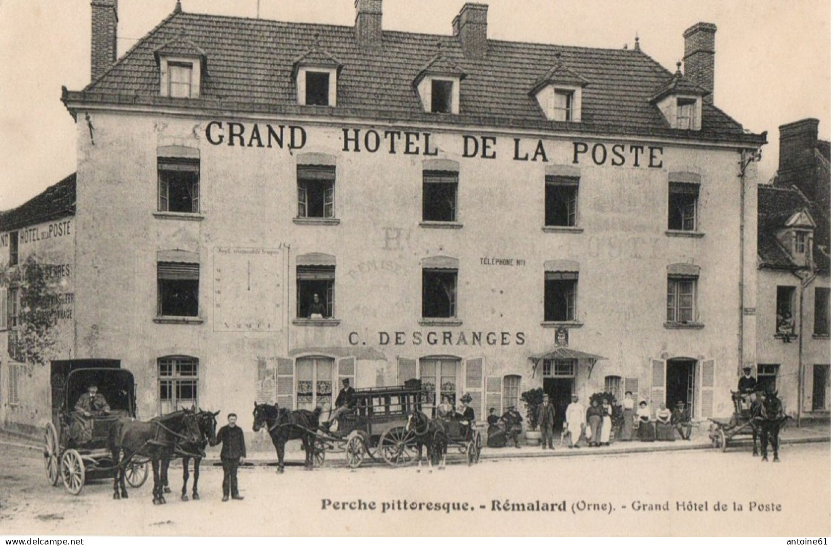 REMALARD --Grand Hotel De La Poste - Remalard