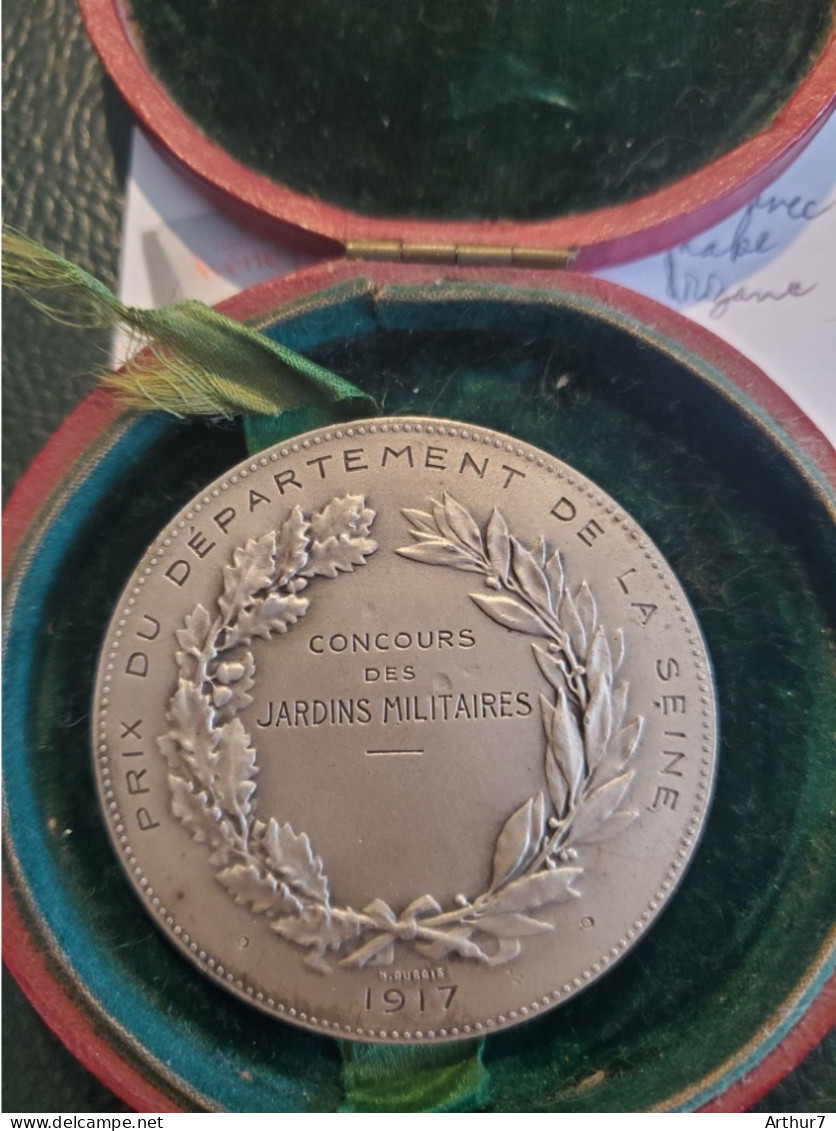 République Française / Prix Du Département De La Seine _ Concours Des Jardins Militaires _ 1917 - Professionnels / De Société