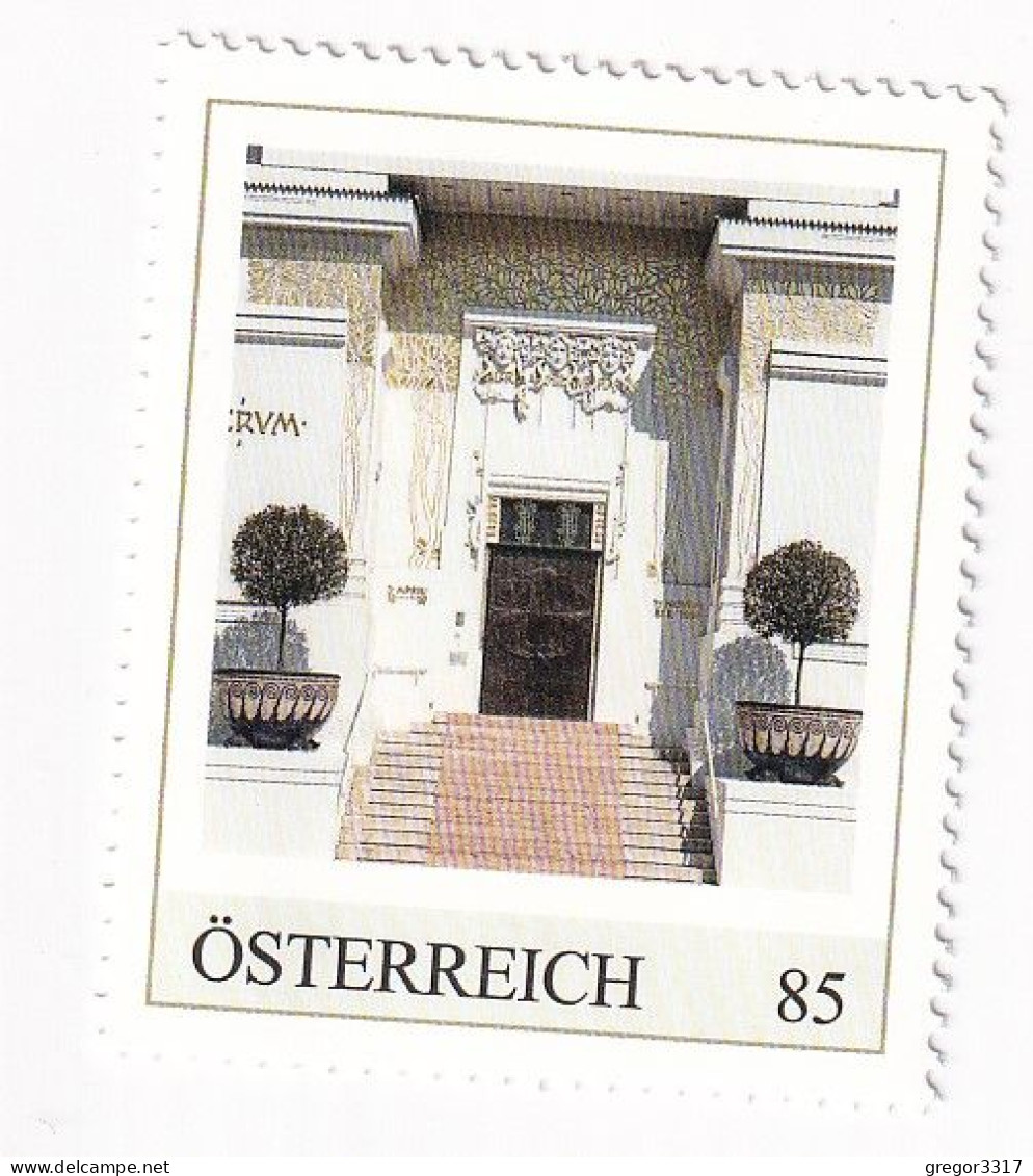 ÖSTERREICH - 125 Jahre SECESSION  - PORTAL Joseph Maria Olbrich 1898 - Personalisierte Briefmarke ** Postfrisch - Francobolli Personalizzati