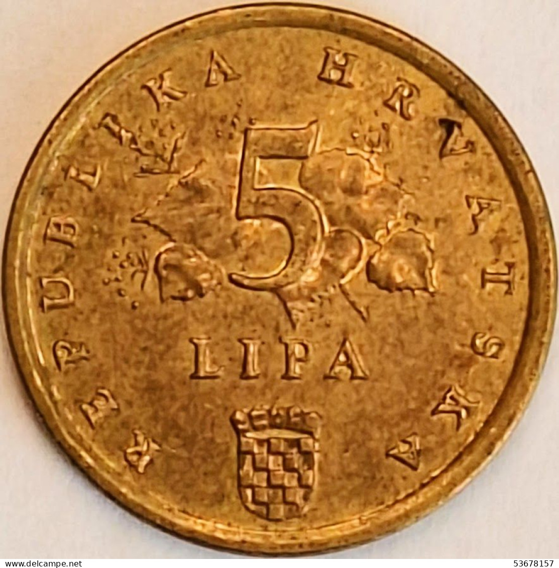 Croatia - 5 Lipe 2001, KM# 5 (#3530) - Croatia