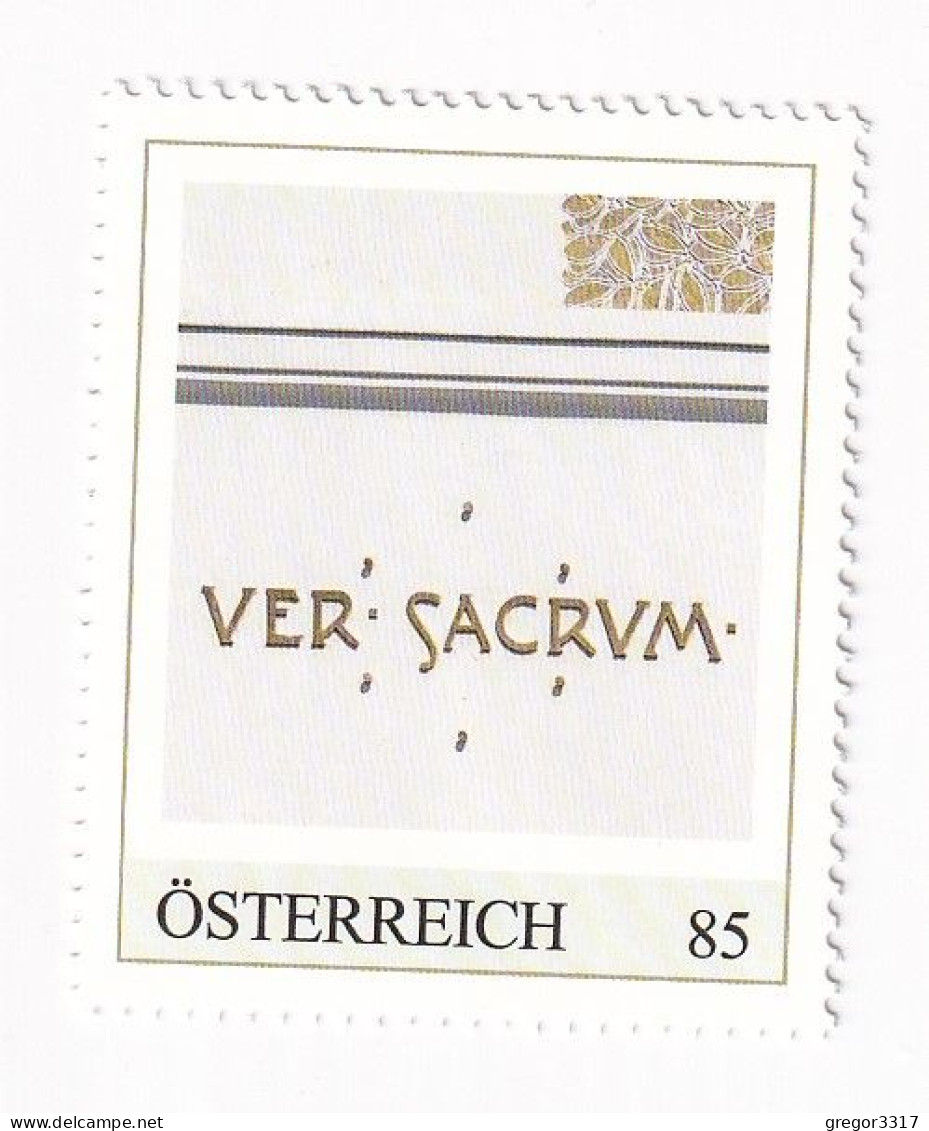 ÖSTERREICH - 125 Jahre SECESSION  - VER SACRUM - Personalisierte Briefmarke ** Postfrisch - Francobolli Personalizzati