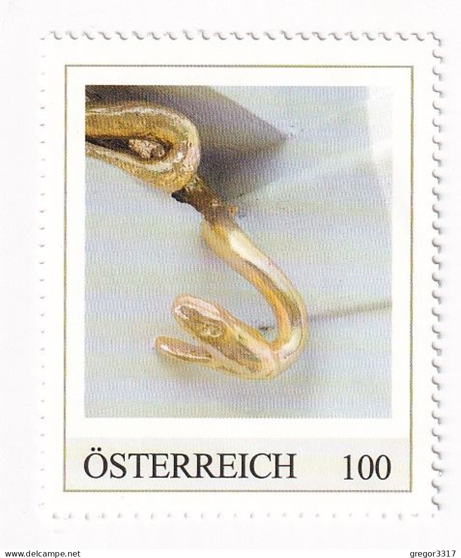 ÖSTERREICH - 125 Jahre SECESSION  - SCHLANGE Joseph Maria Olbrich - Personalisierte Briefmarke ** Postfrisch - Francobolli Personalizzati