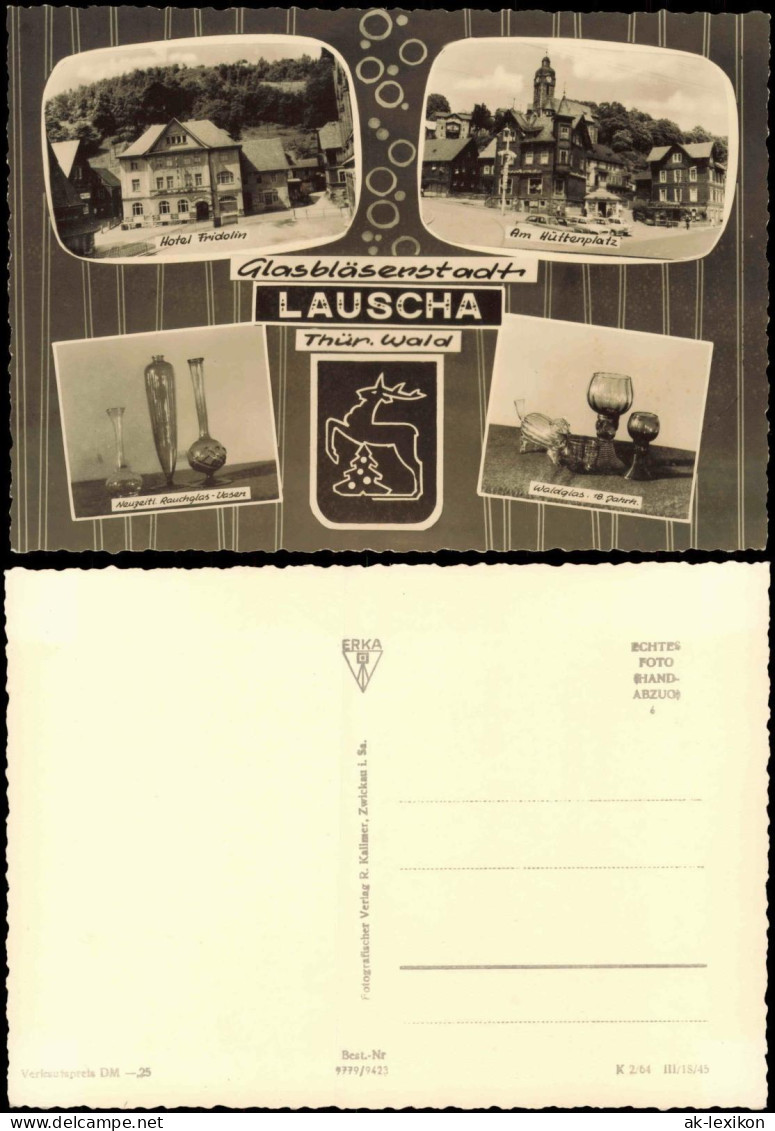 Ansichtskarte Lauscha DDR Mehrbildkarte Der Glasbläserstadt 1964 - Lauscha