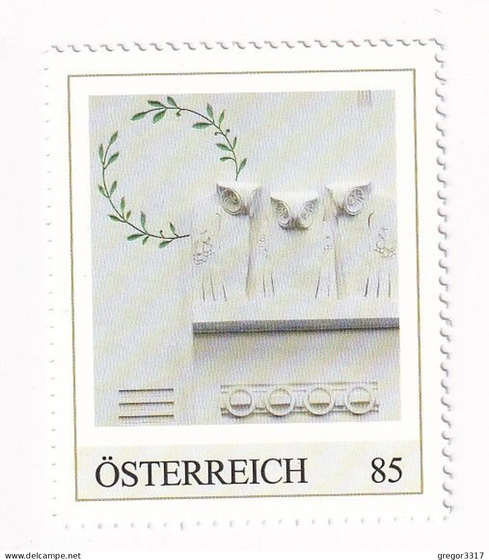 ÖSTERREICH - 125 Jahre SECESSION  - EULEN Koloman Moser Joseph Maria Olbrich - Personalisierte Briefmarke ** Postfrisch - Personalisierte Briefmarken