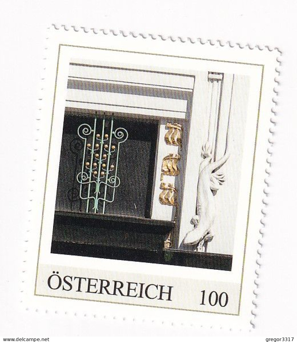 ÖSTERREICH - 125 Jahre SECESSION  - JUGENDSTILORNAMENTE  Joseph Maria Olbrich - Personalisierte Briefmarke ** Postfrisch - Timbres Personnalisés