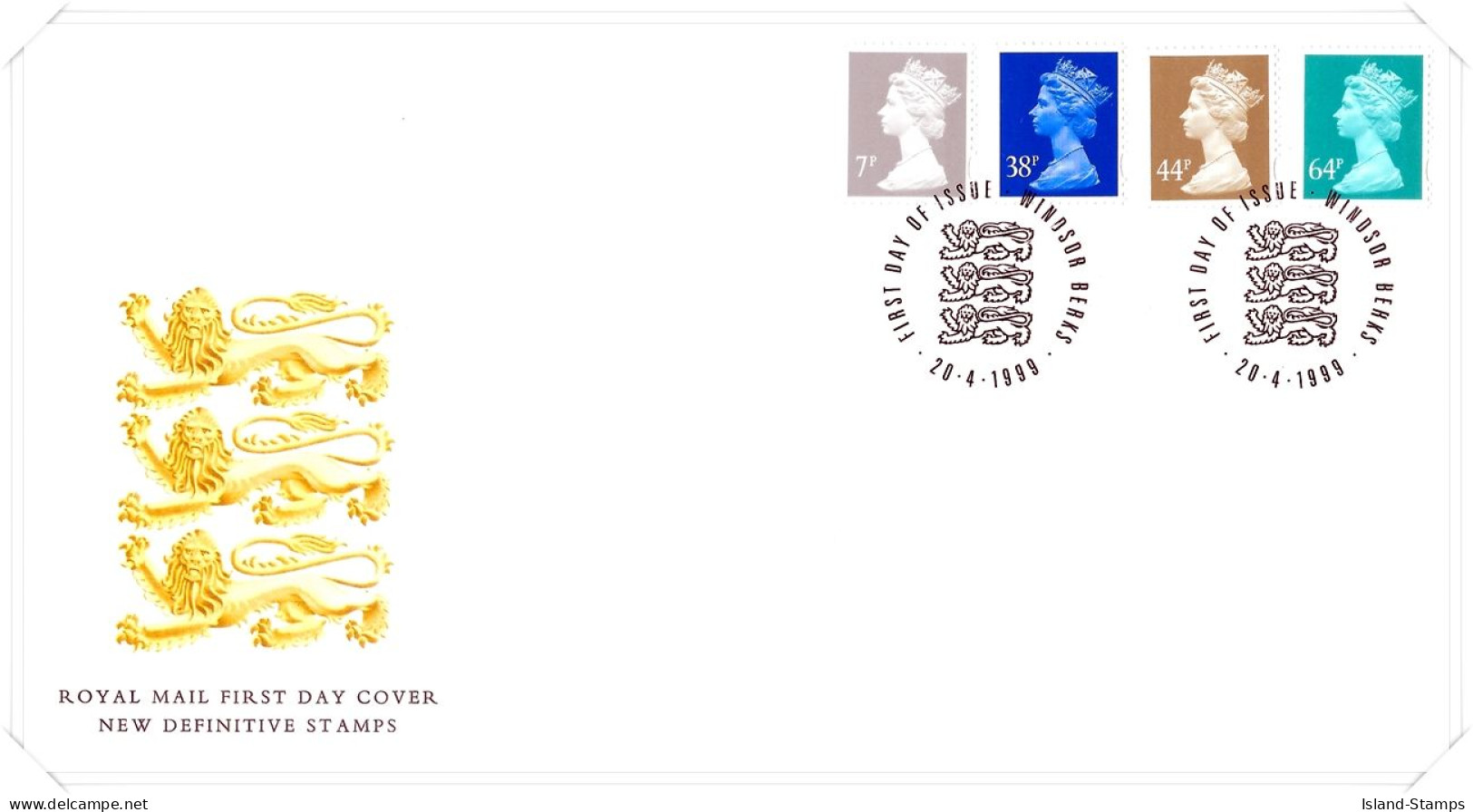 1999 New Definitives (2) Unaddressed FDC Tt - 1991-2000 Dezimalausgaben