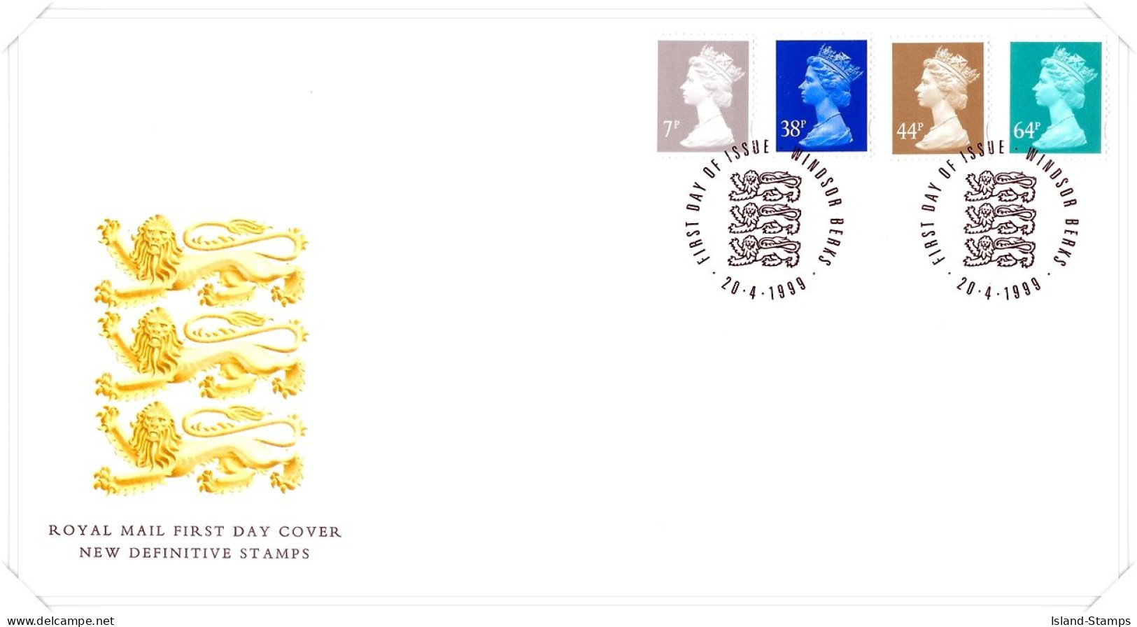 1999 New Definitives Unaddressed FDC Tt - 1991-2000 Dezimalausgaben