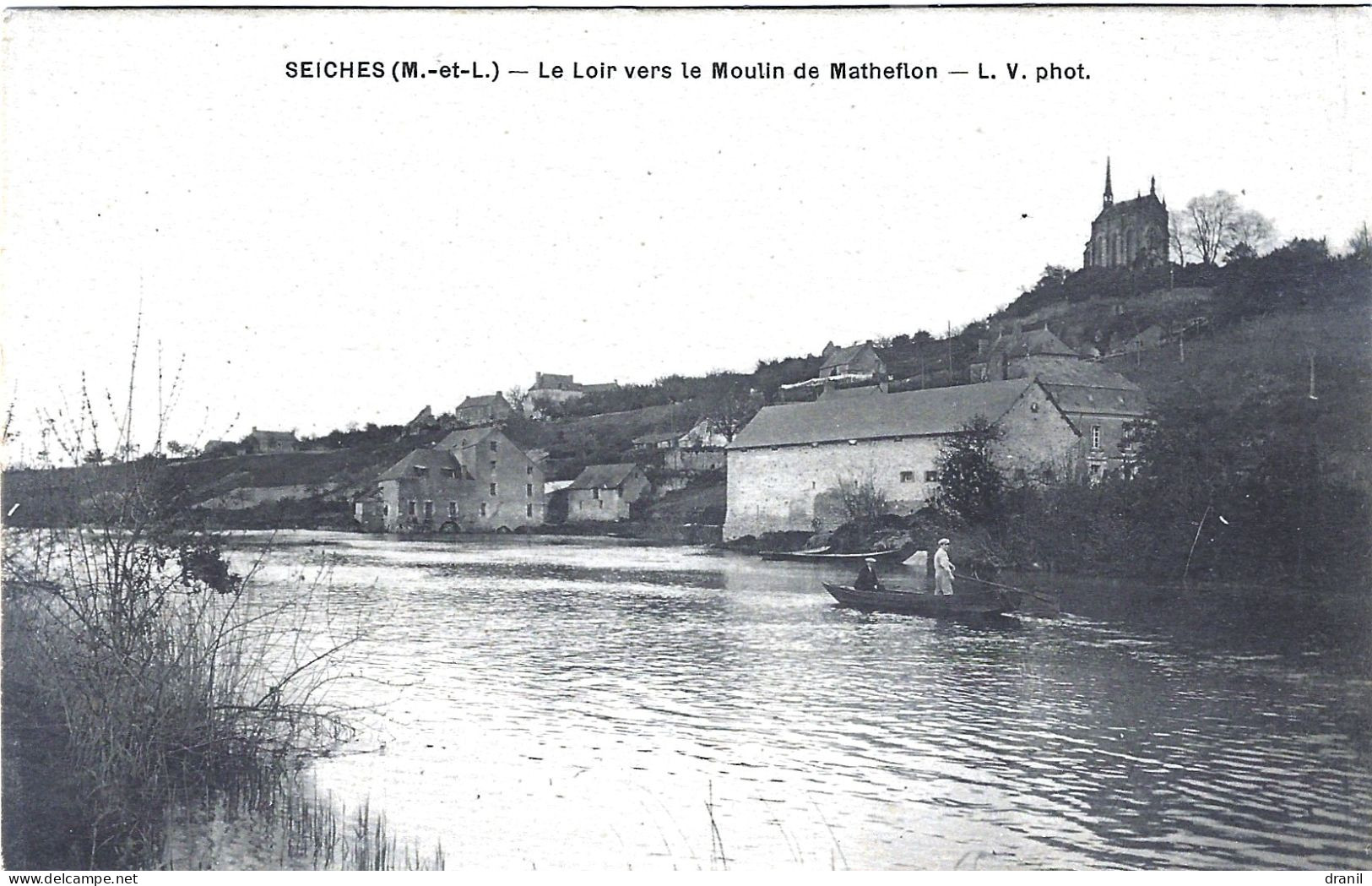 49 - (Maine Et Loire) -  SEICHES - Le Loir Vers Le Moulin De Matheflon - Seiches Sur Le Loir