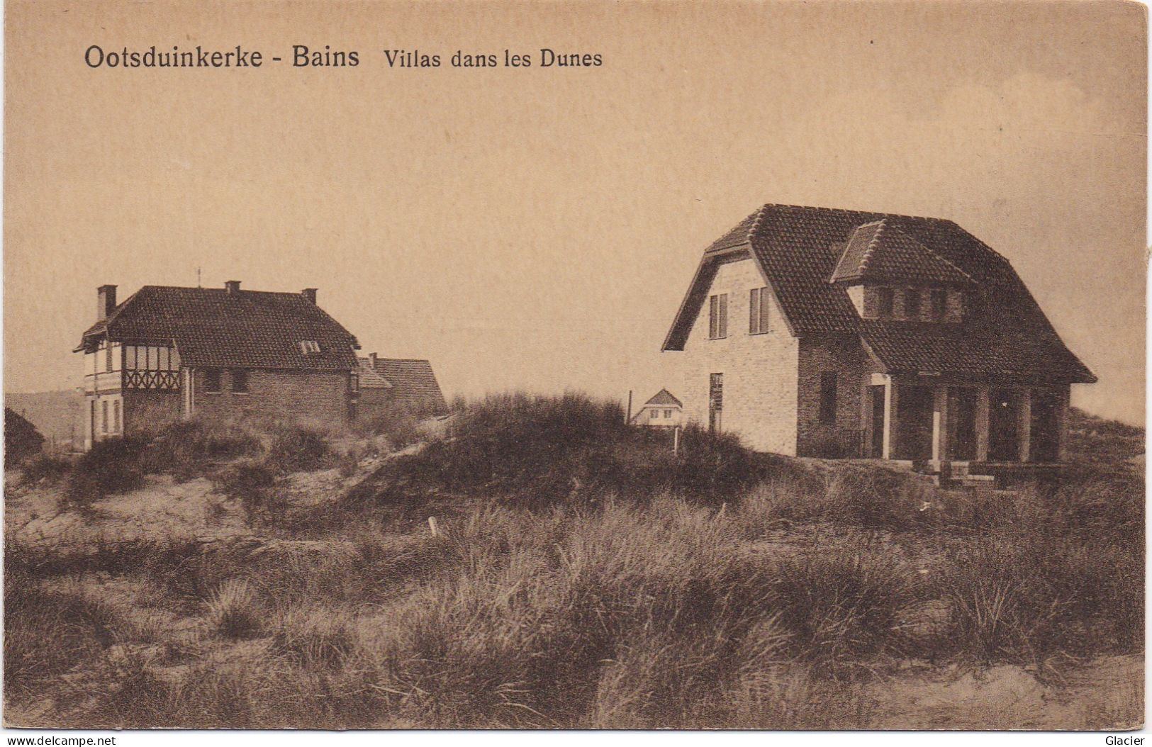 Oostduinkerke - Bains - Villas Dans Les Dunes - Oostduinkerke