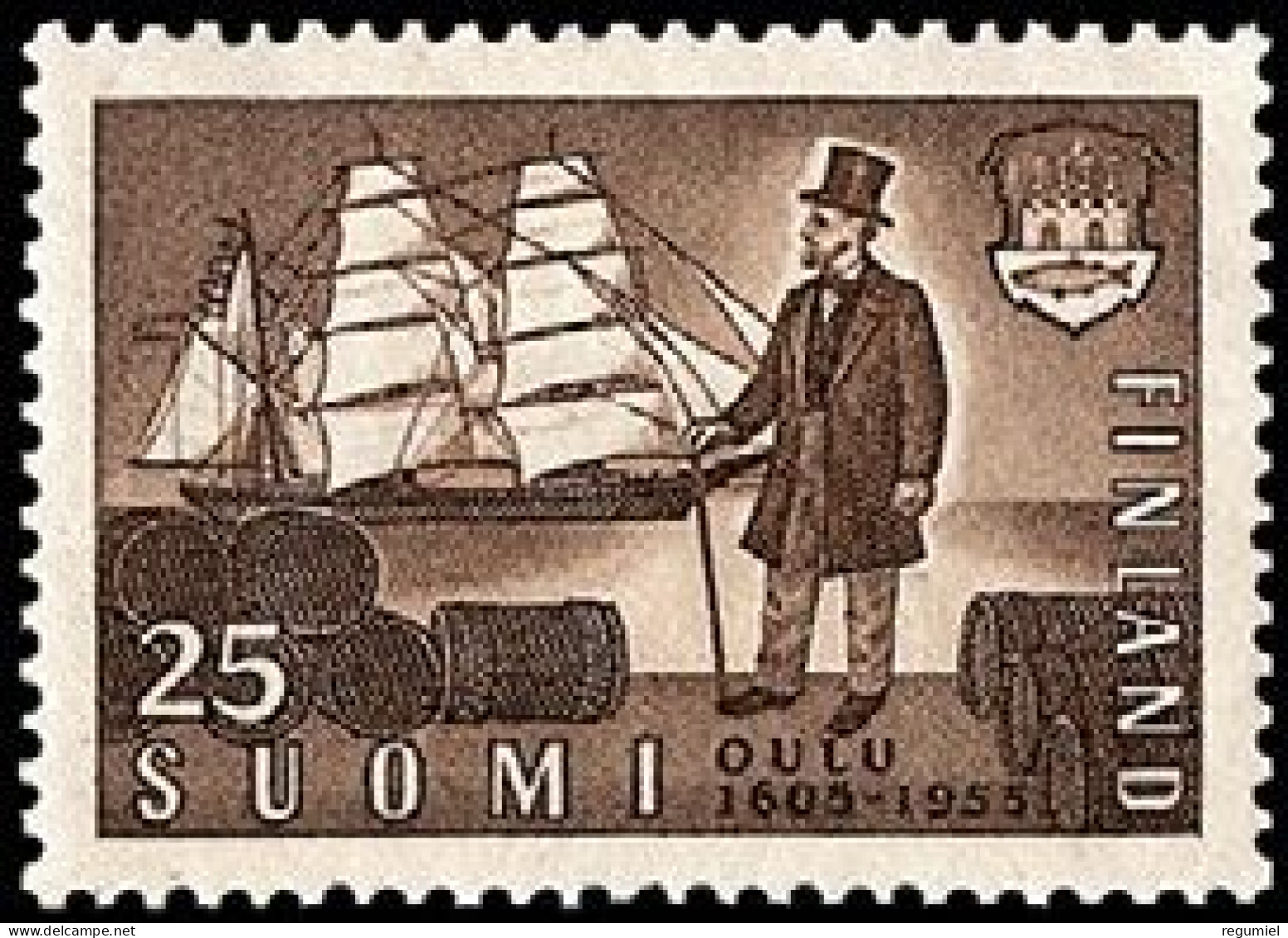 Finlandia 0425 ** MNH. 1955 - Unused Stamps