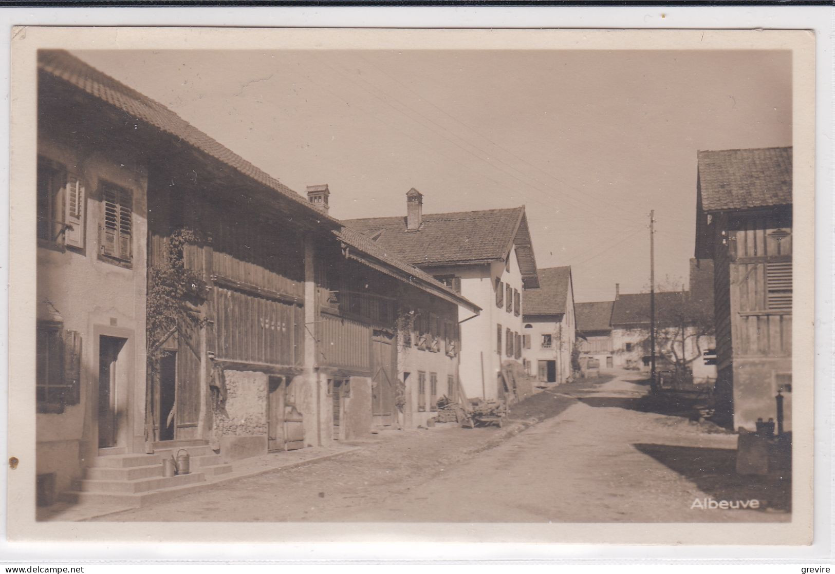 Albeuve, Rue Du Village - Albeuve