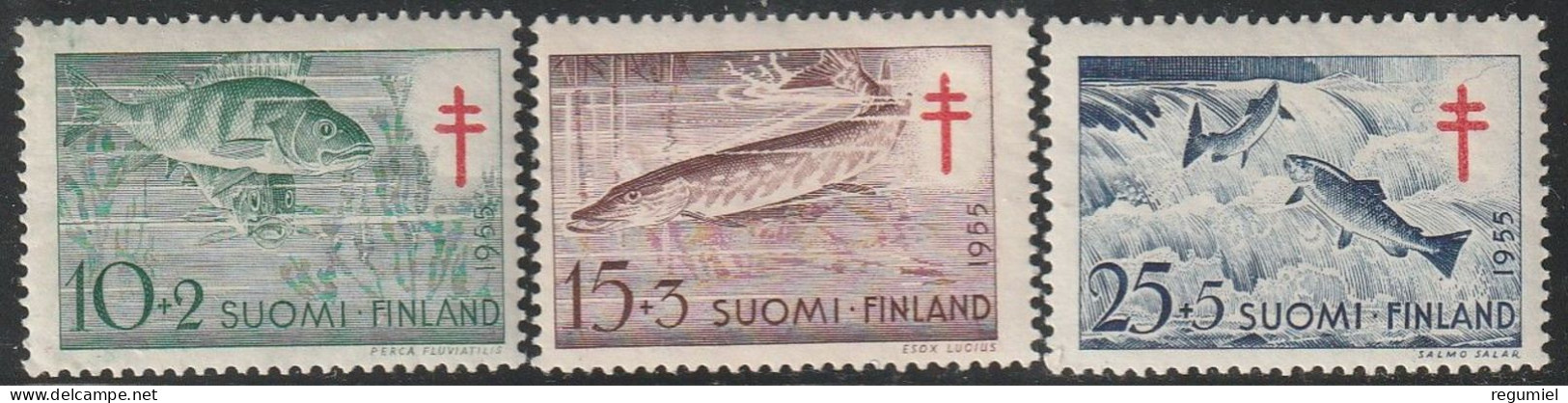 Finlandia 0426/428 ** MNH. 1955 - Unused Stamps