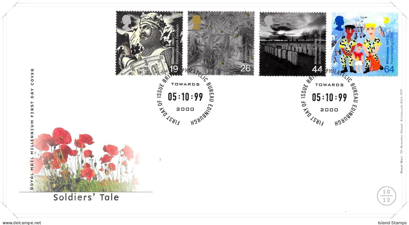 1999 Soldiers Tale (2) Unaddressed FDC Tt - 1991-00 Ediciones Decimales