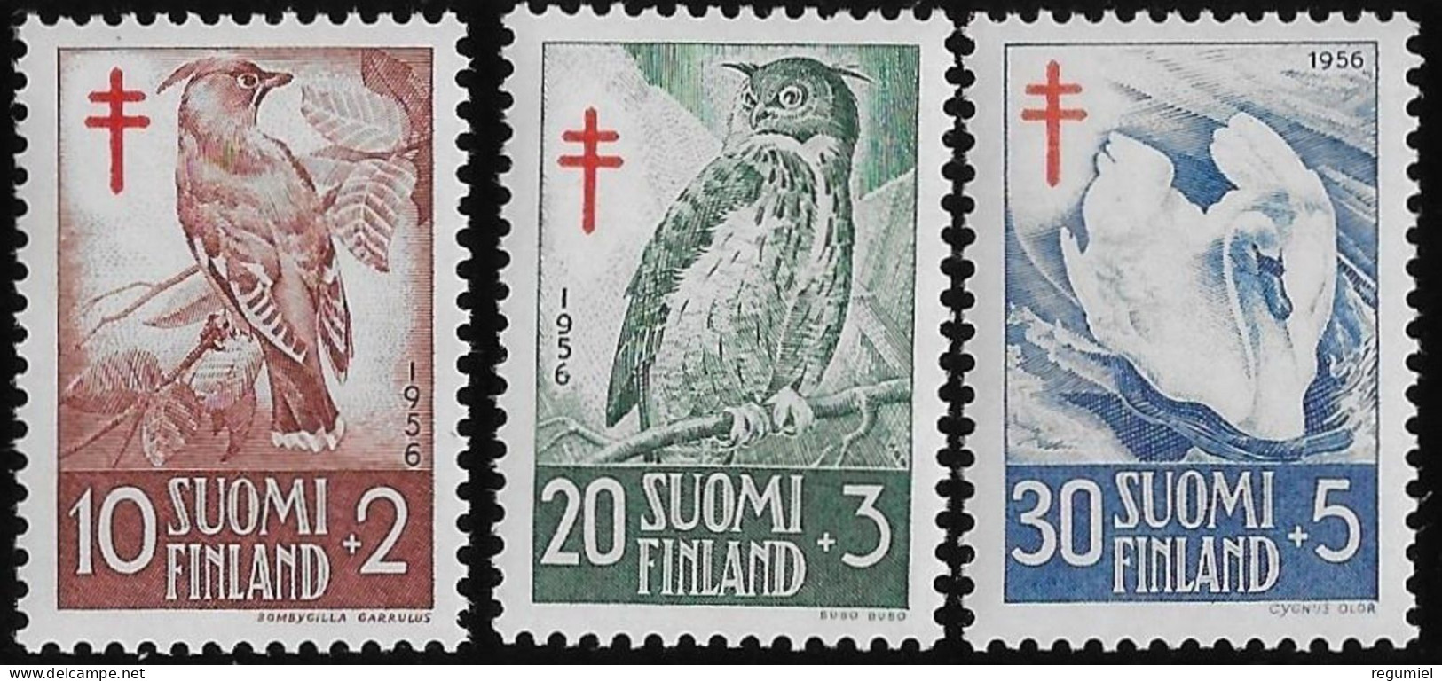 Finlandia 0441/443 ** MNH. 1956 - Unused Stamps