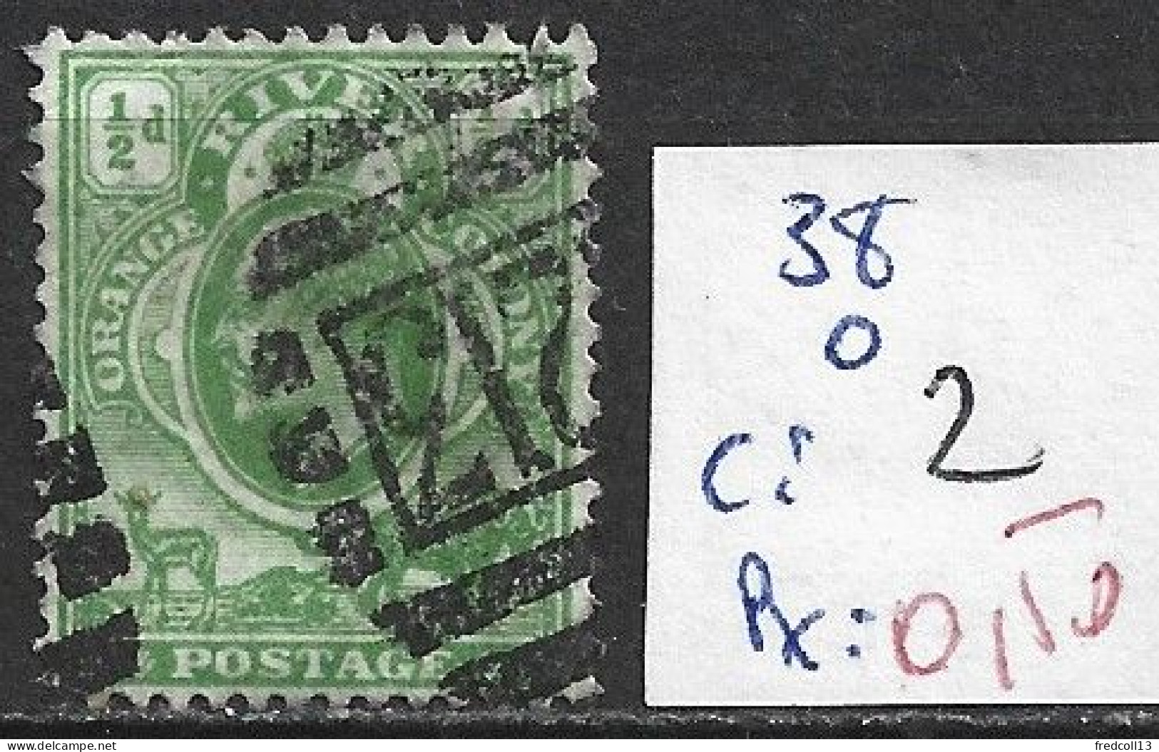 ORANGE 38 Oblitéré Côte 2 € - Orange Free State (1868-1909)