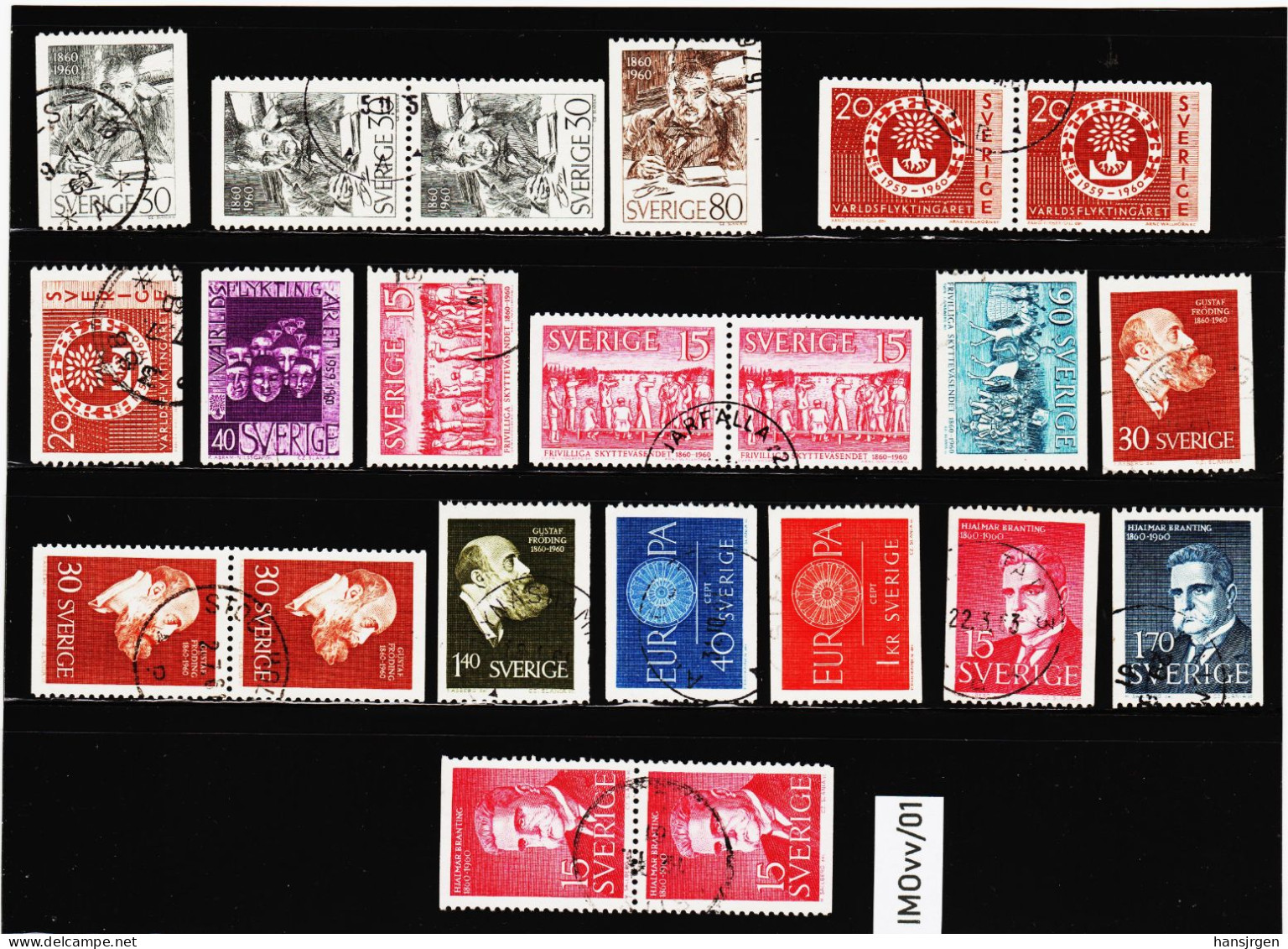 IMOvv/01 SCHWEDEN 1960  Michl 455/66  Used / Gestempelt SIEHE ABBILDUNG - Used Stamps