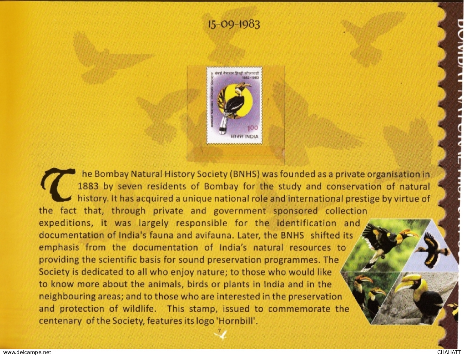 BIRDS OF INDIA- STAMP ALBUM- BEAUTIFULLY CURATED STAMP ALBUM WITH SPACE FOR STAMPS- ILLUSTRATED-BX4-36