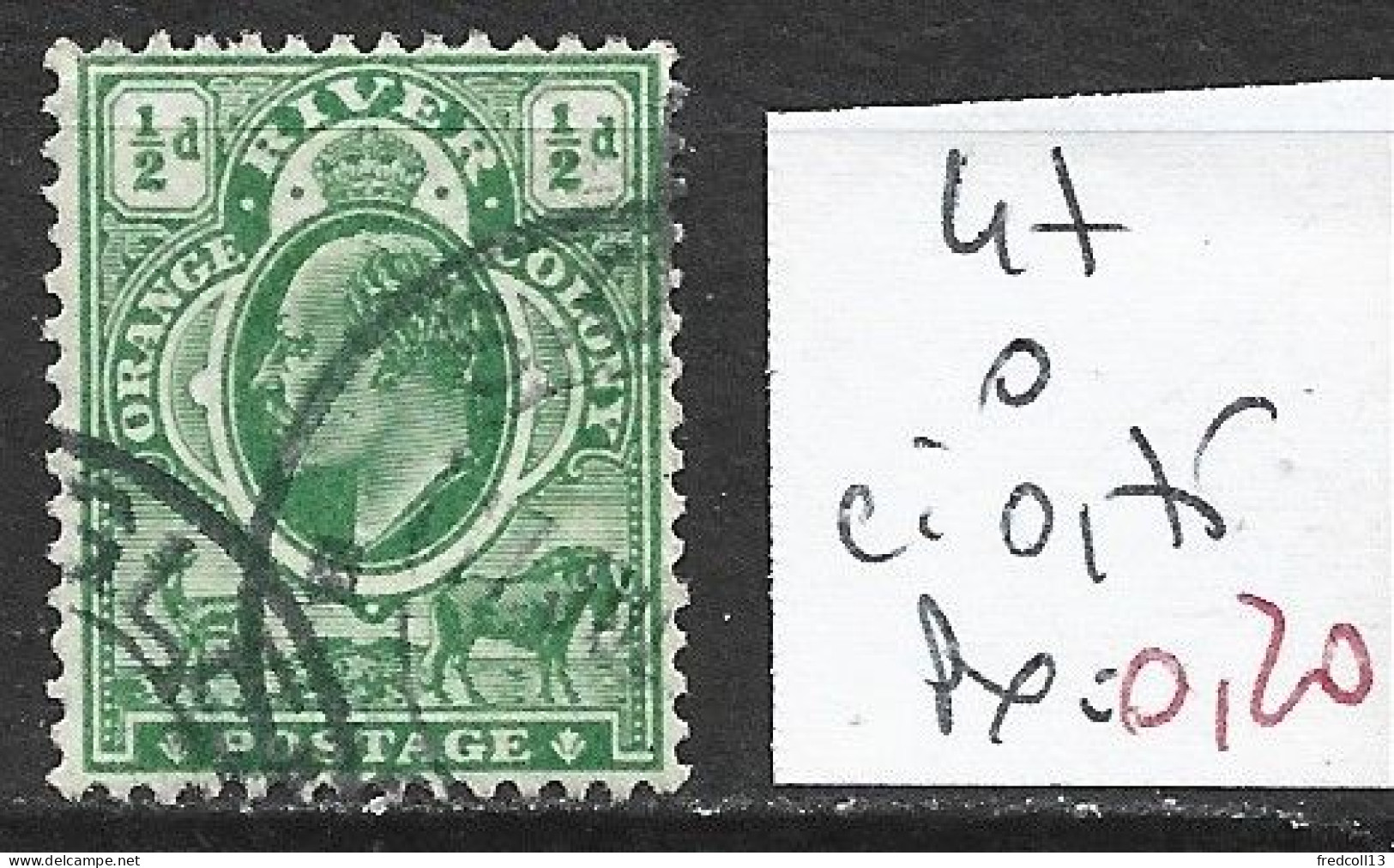 ORANGE 47 Oblitéré Côte 0.75 € - Orange Free State (1868-1909)