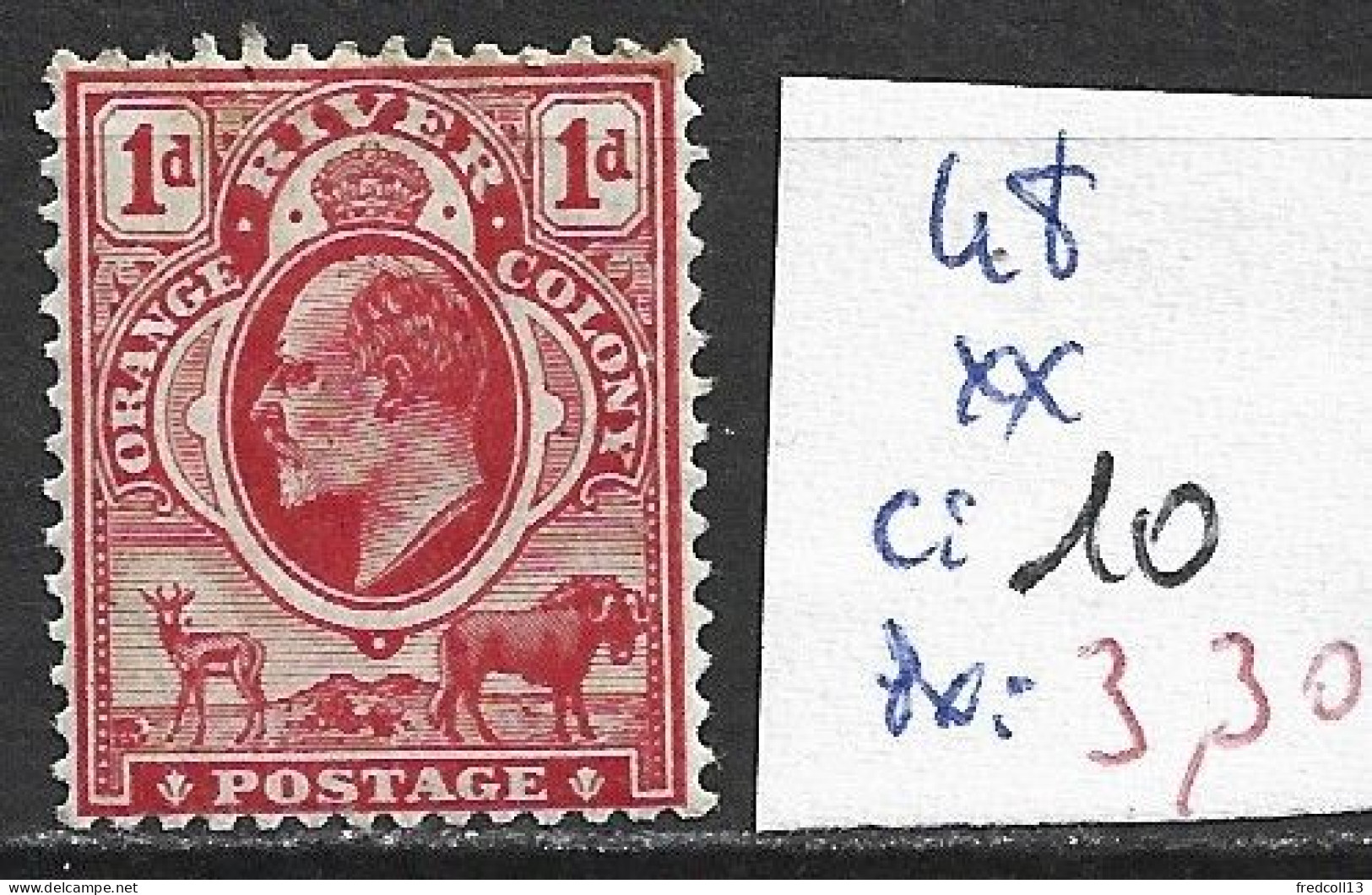 ORANGE 48 ** Côte 10 € - Oranje Vrijstaat (1868-1909)